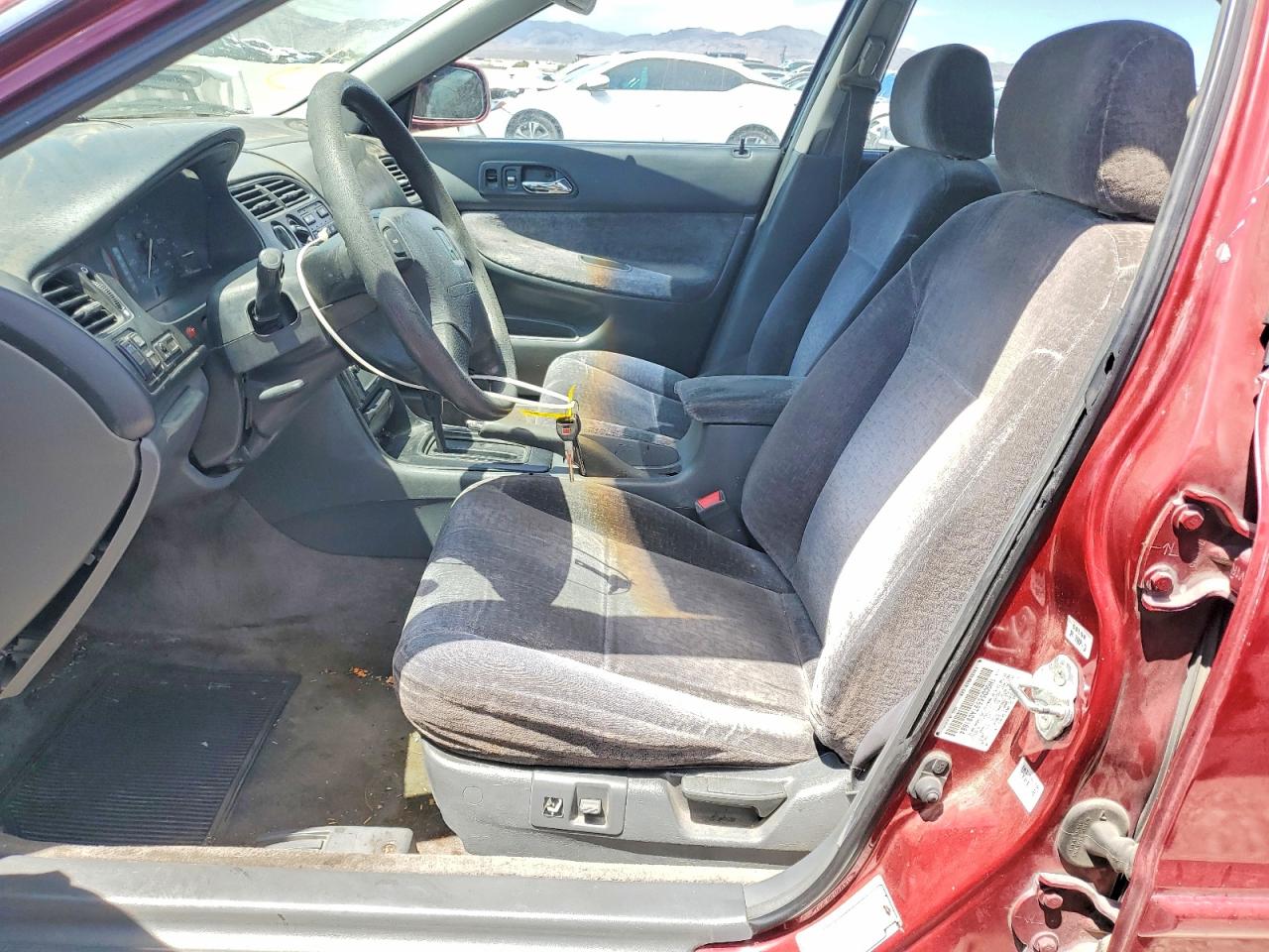 1996 Honda Accord Ex Red vin: 1HGCD5659TA091884