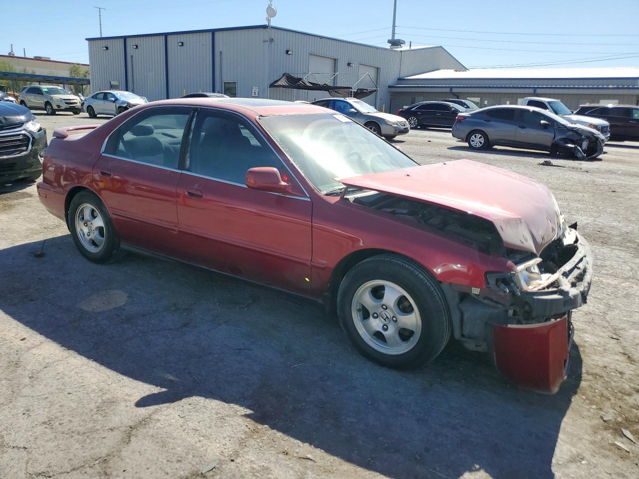 1996 Honda Accord Ex Red vin: 1HGCD5659TA091884