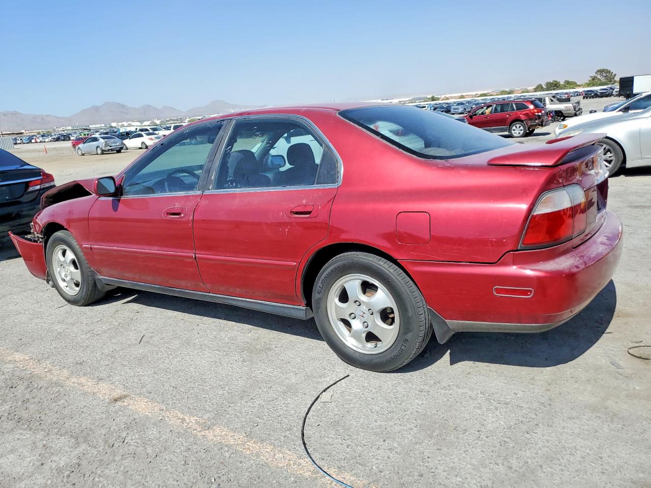 1996 Honda Accord Ex Red vin: 1HGCD5659TA091884
