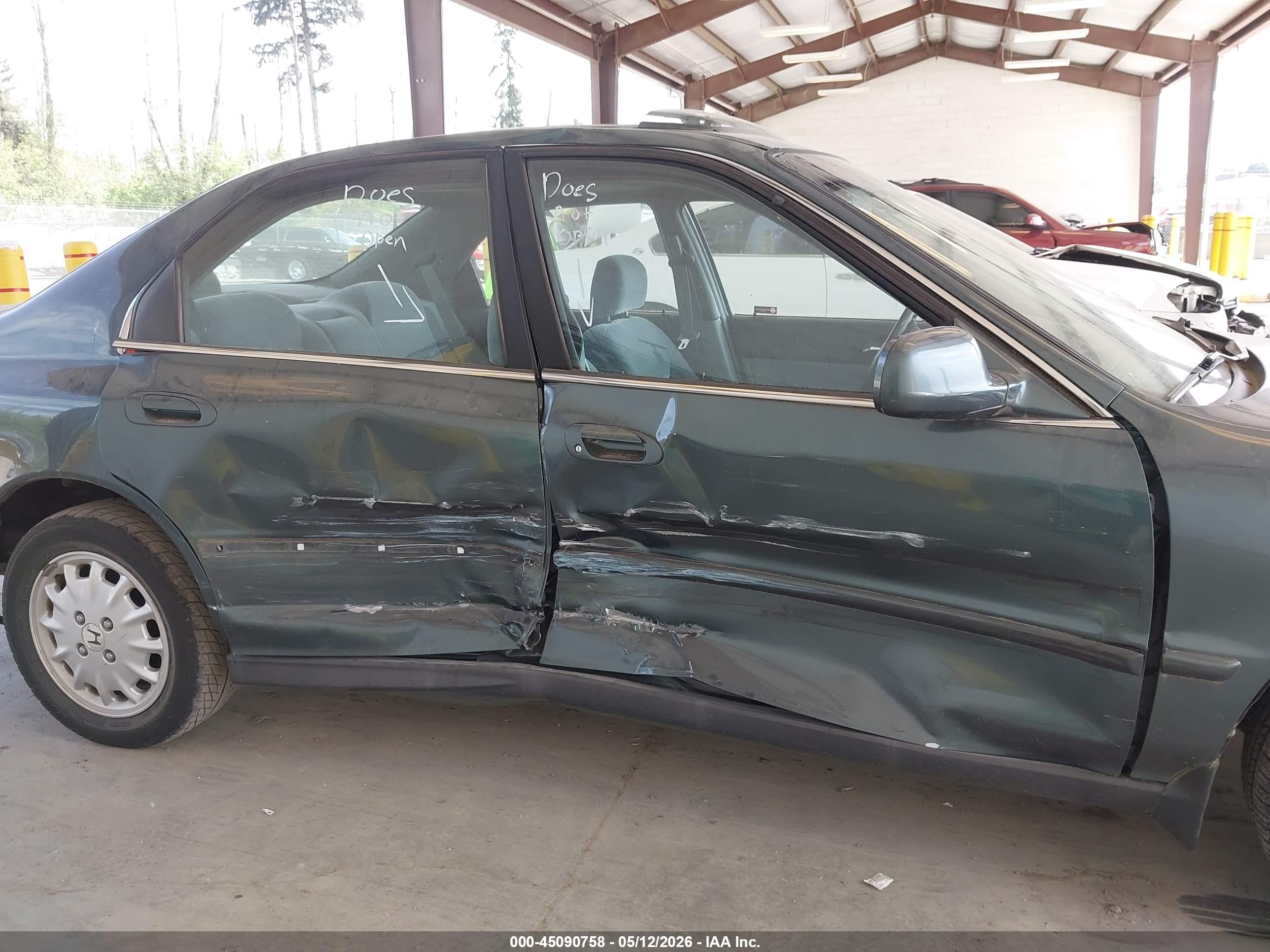 1997 Honda Accord Ex Teal vin: 1HGCD5659VA259011