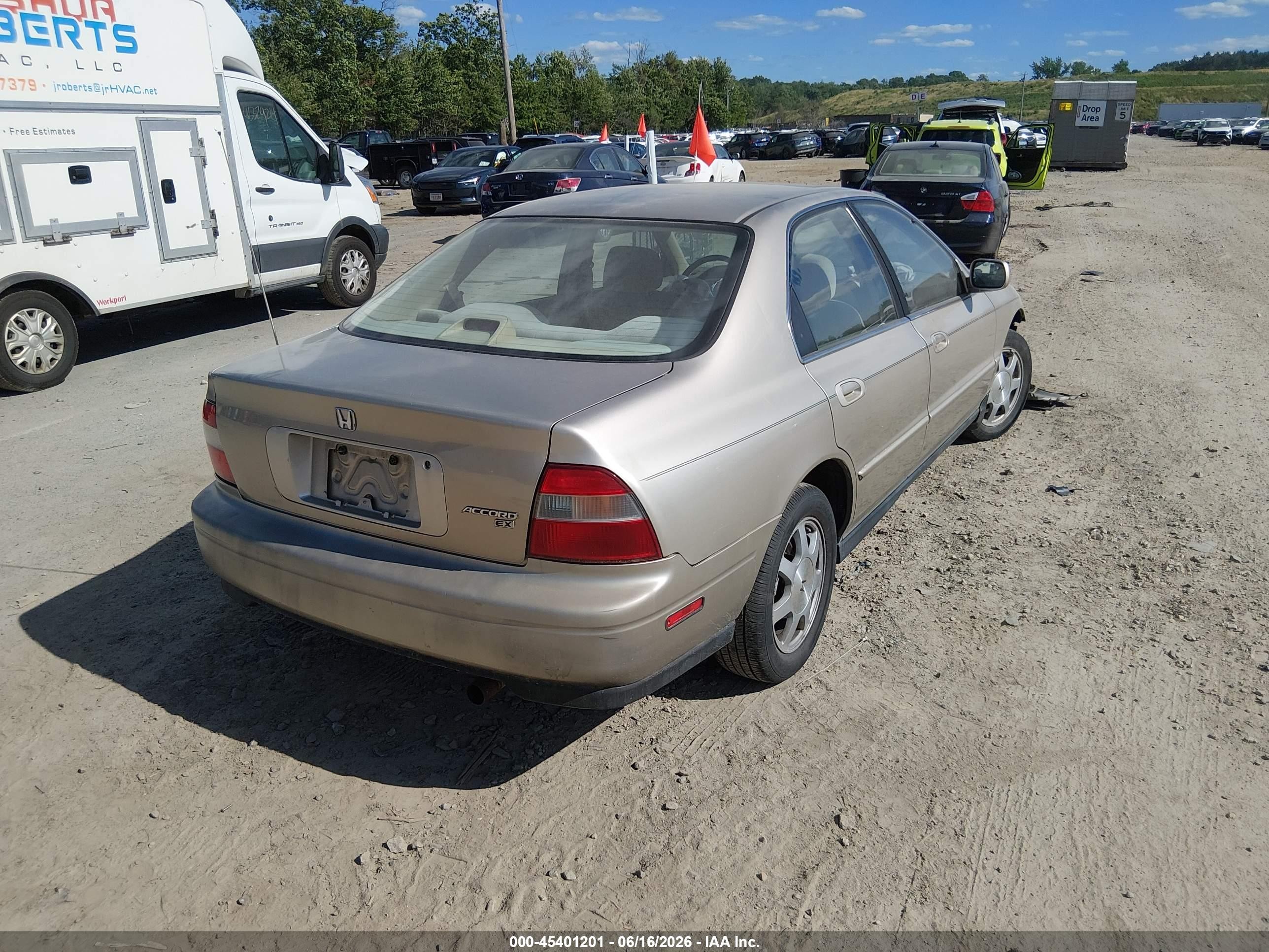 1995 Honda Accord Ex Tan vin: 1HGCD565XSA146423