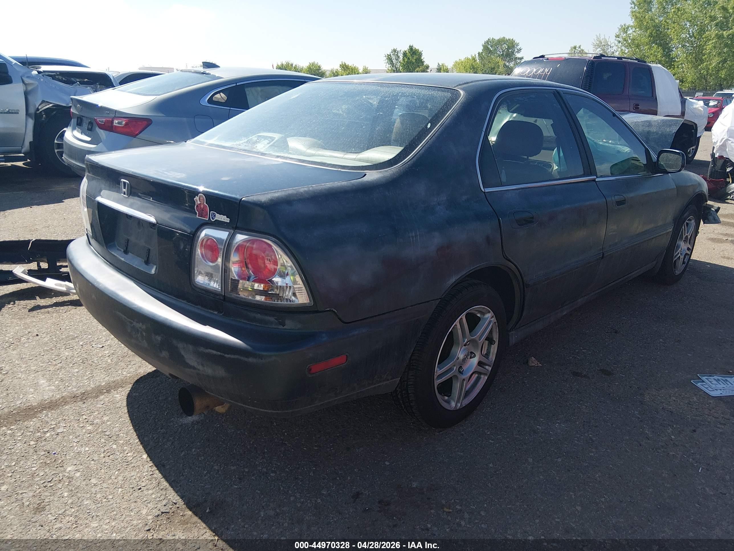 1997 Honda Accord Ex Green vin: 1HGCD5662VA176934
