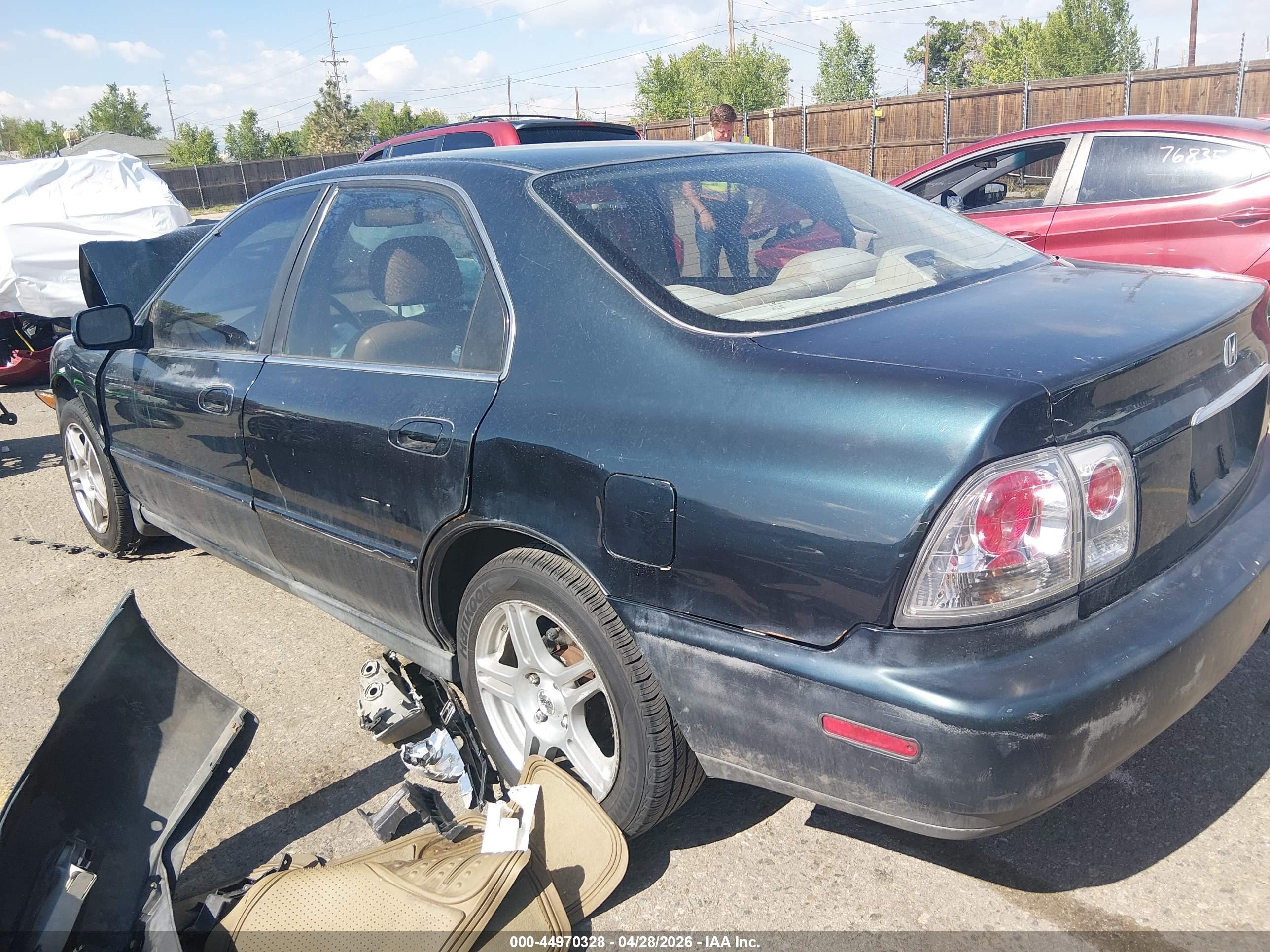 1997 Honda Accord Ex Green vin: 1HGCD5662VA176934