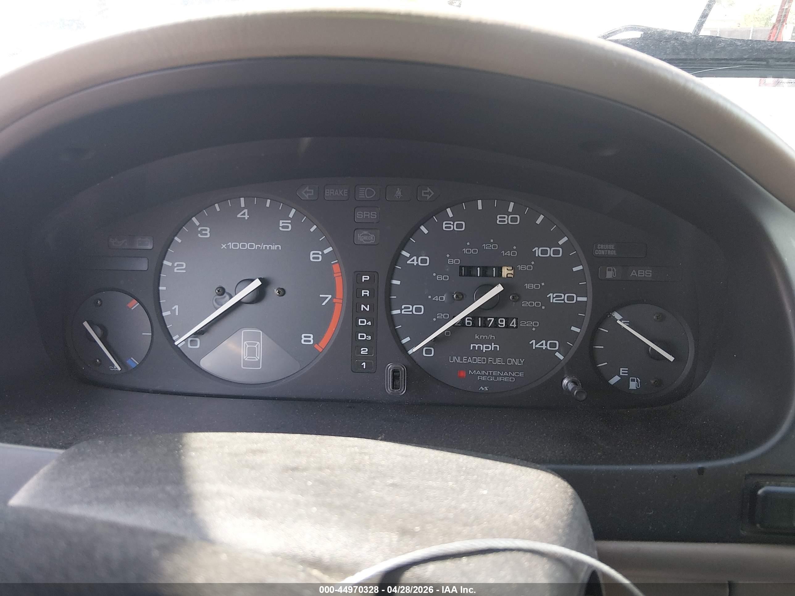 1997 Honda Accord Ex Green vin: 1HGCD5662VA176934
