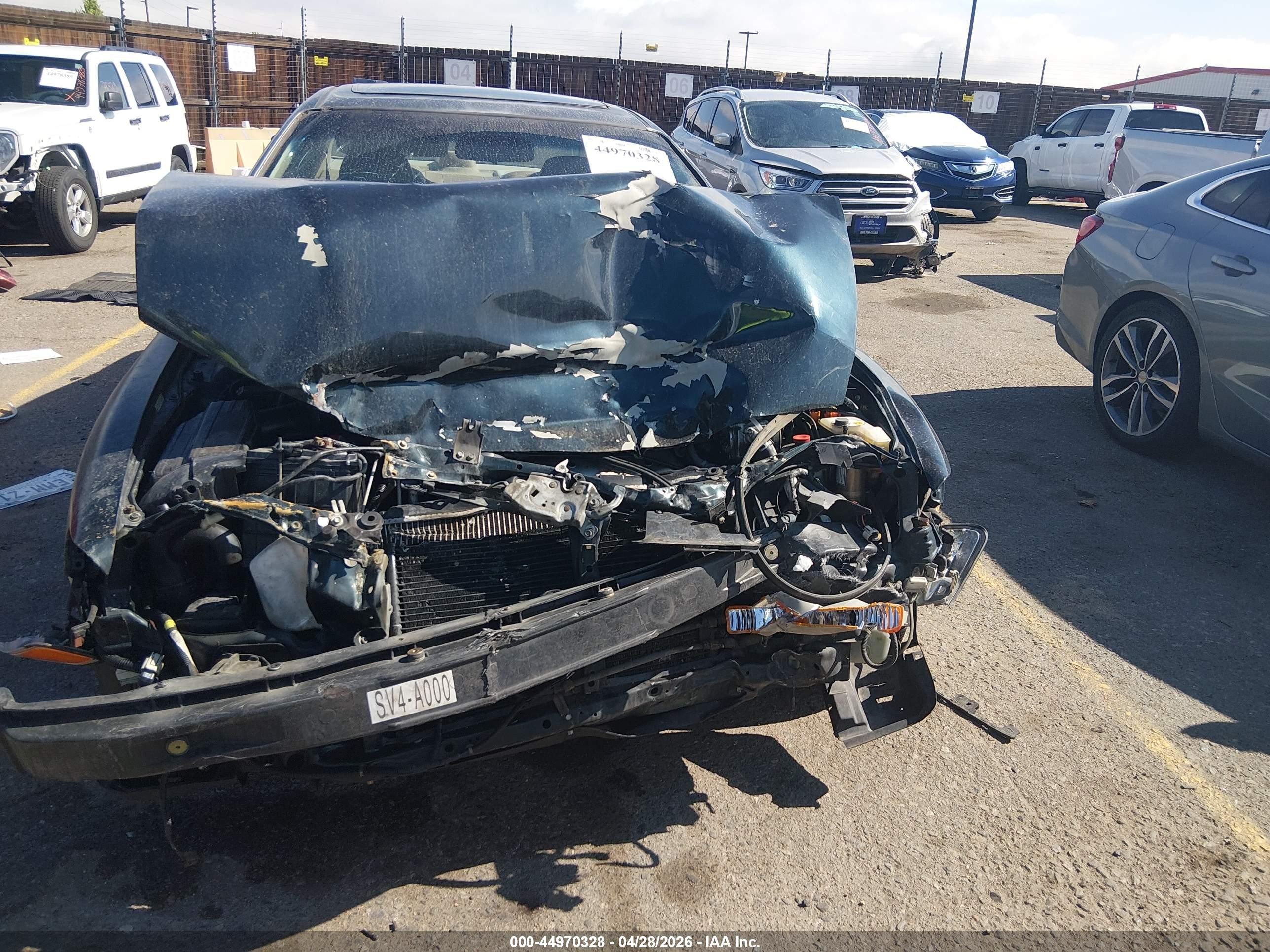 1997 Honda Accord Ex Green vin: 1HGCD5662VA176934