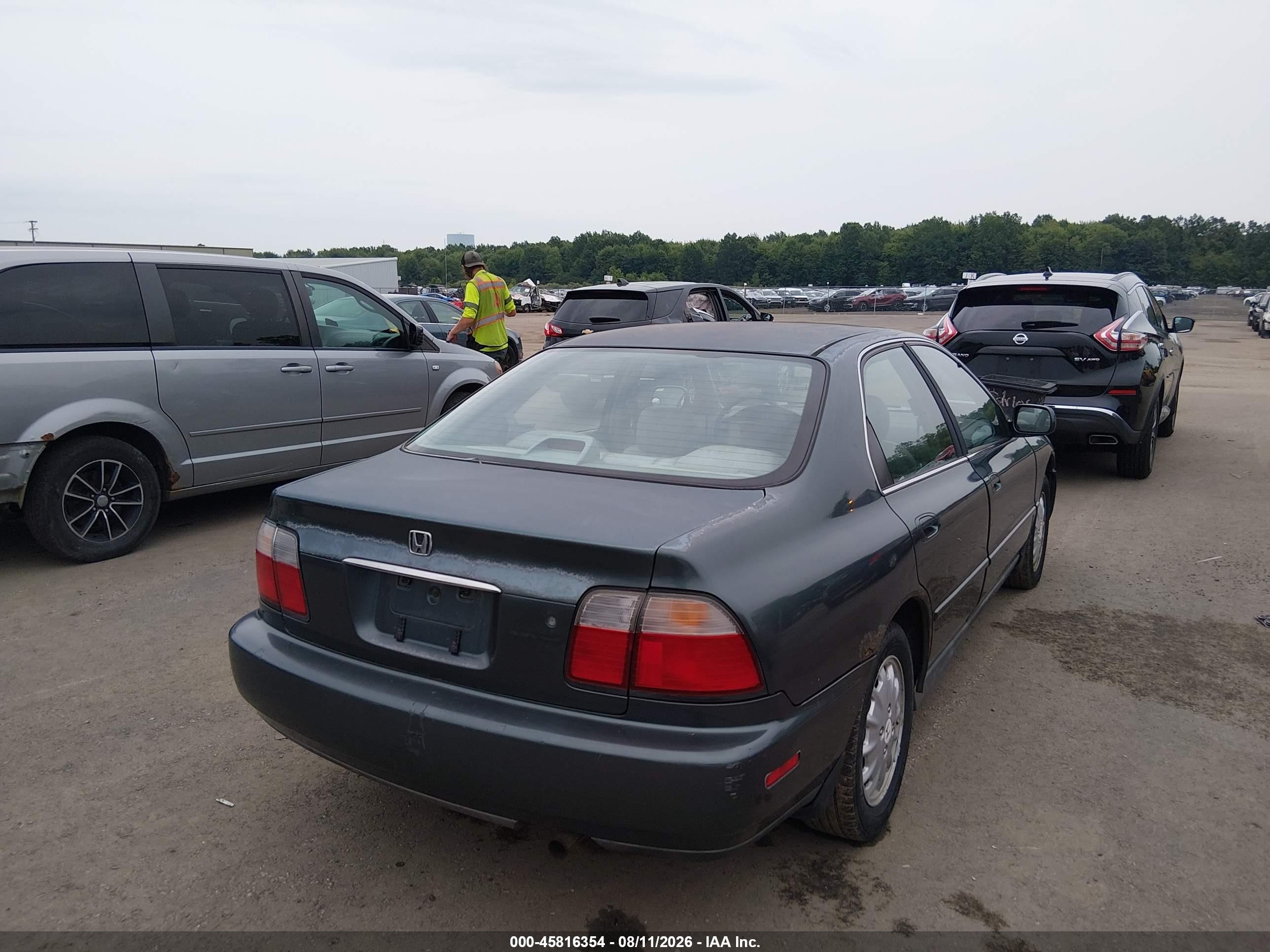 1996 Honda Accord Ex Blue vin: 1HGCD5664TA148730