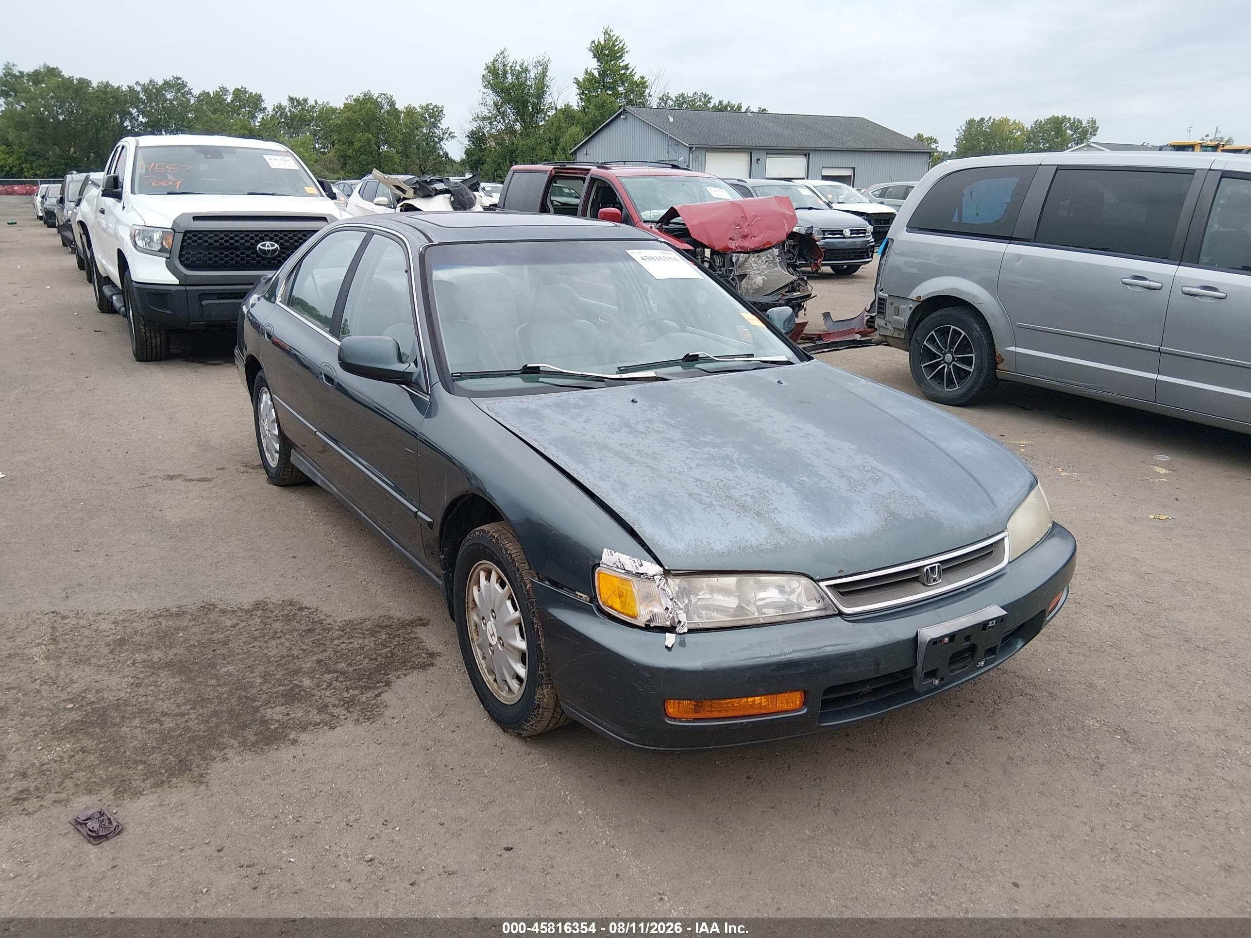 1996 Honda Accord Ex Blue vin: 1HGCD5664TA148730
