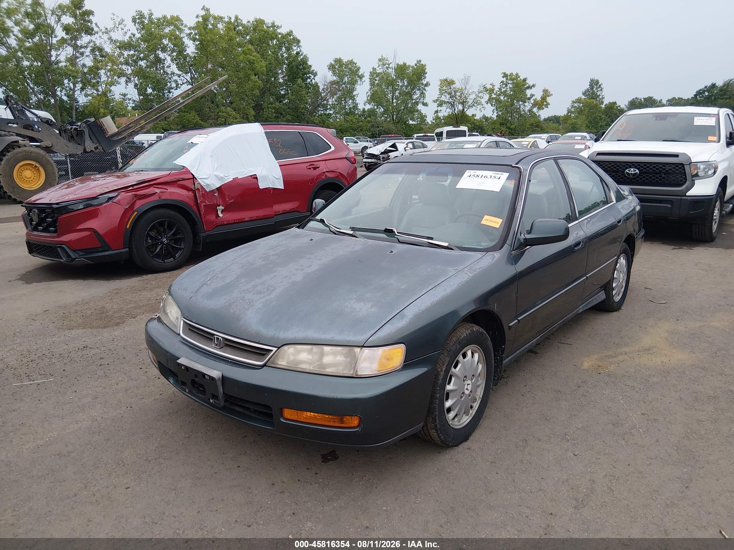 1996 Honda Accord Ex Blue vin: 1HGCD5664TA148730