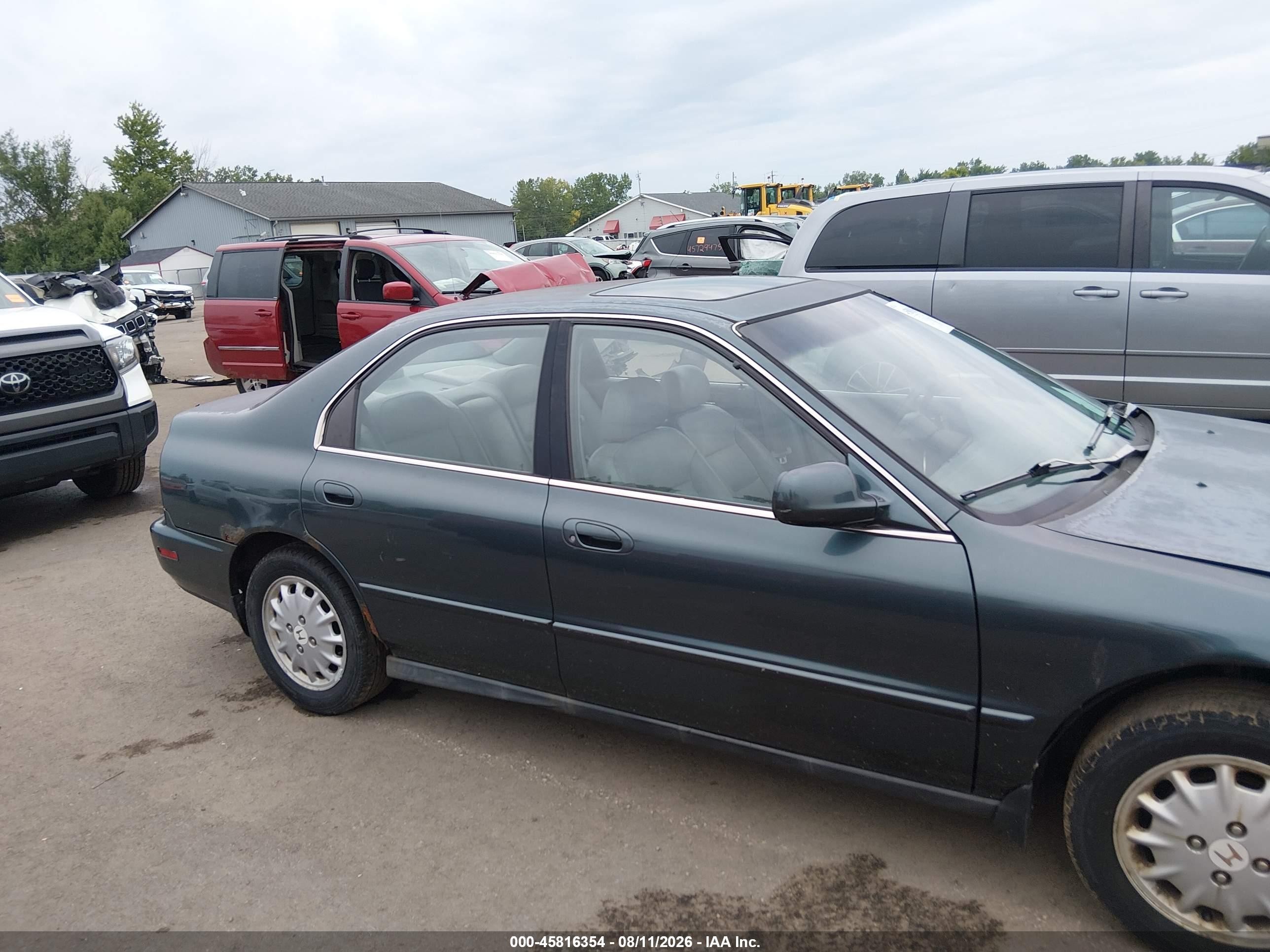 1996 Honda Accord Ex Blue vin: 1HGCD5664TA148730