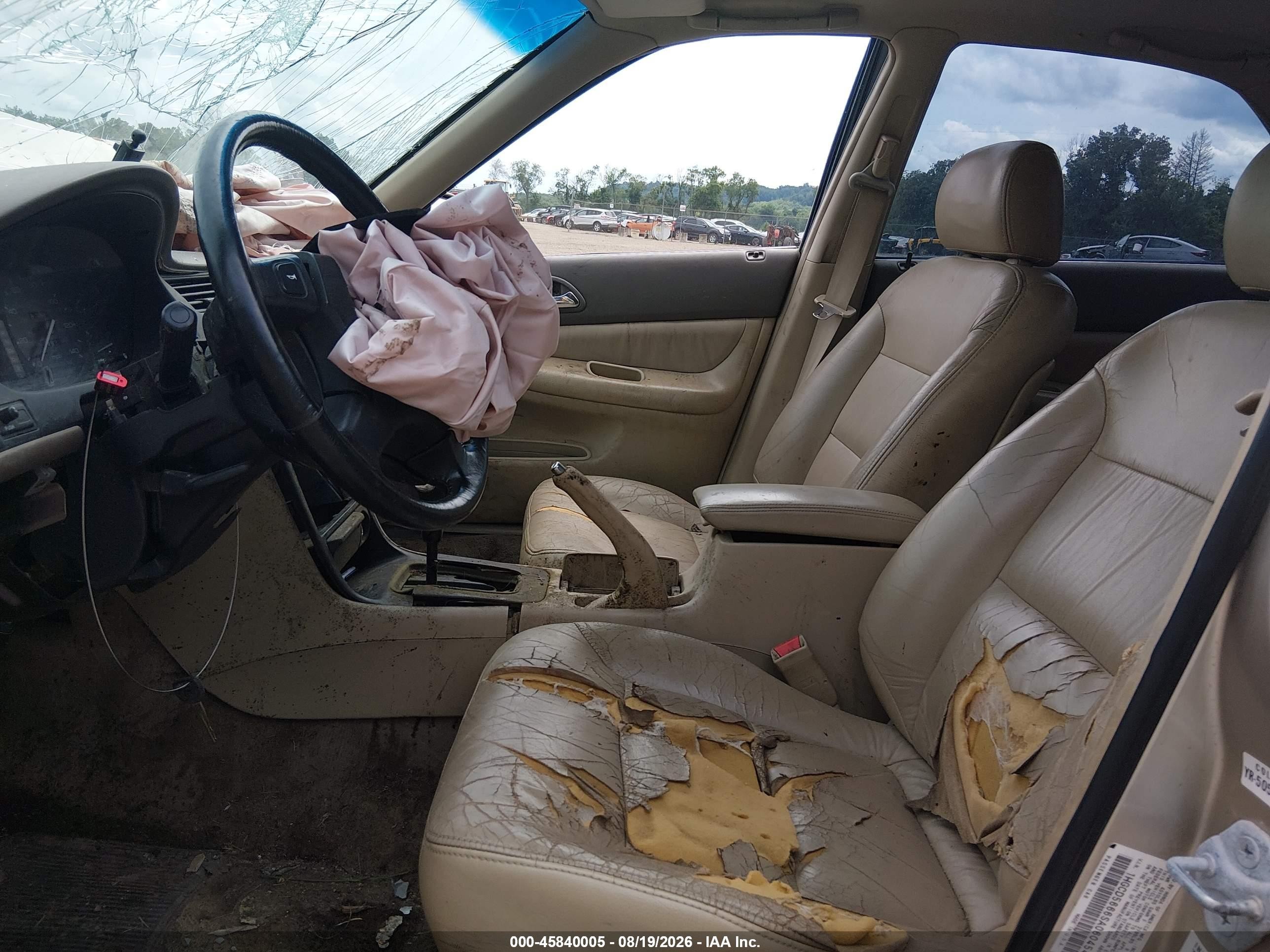 1995 Honda Accord Ex Tan vin: 1HGCD5666SA060454