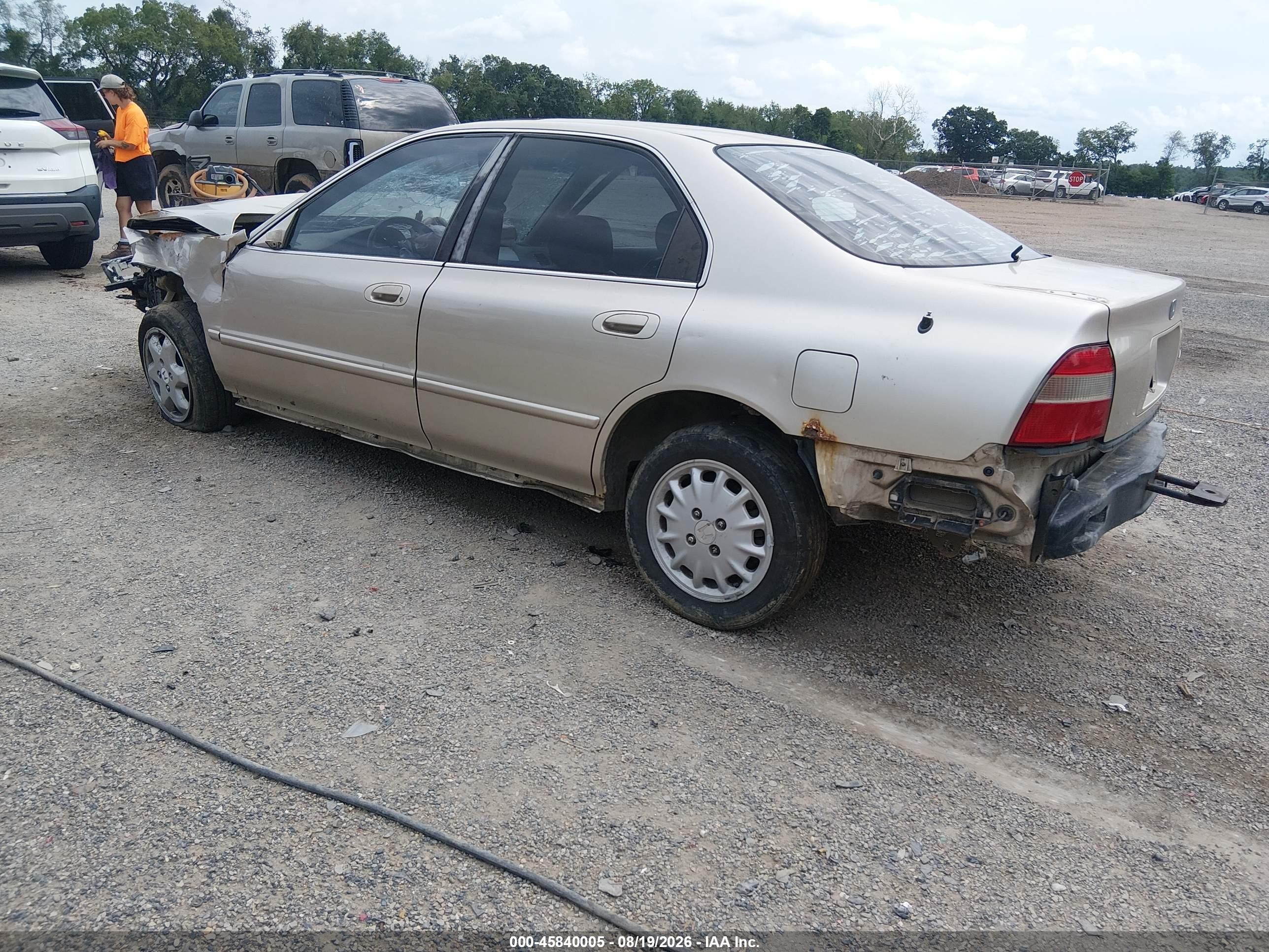 1995 Honda Accord Ex Tan vin: 1HGCD5666SA060454