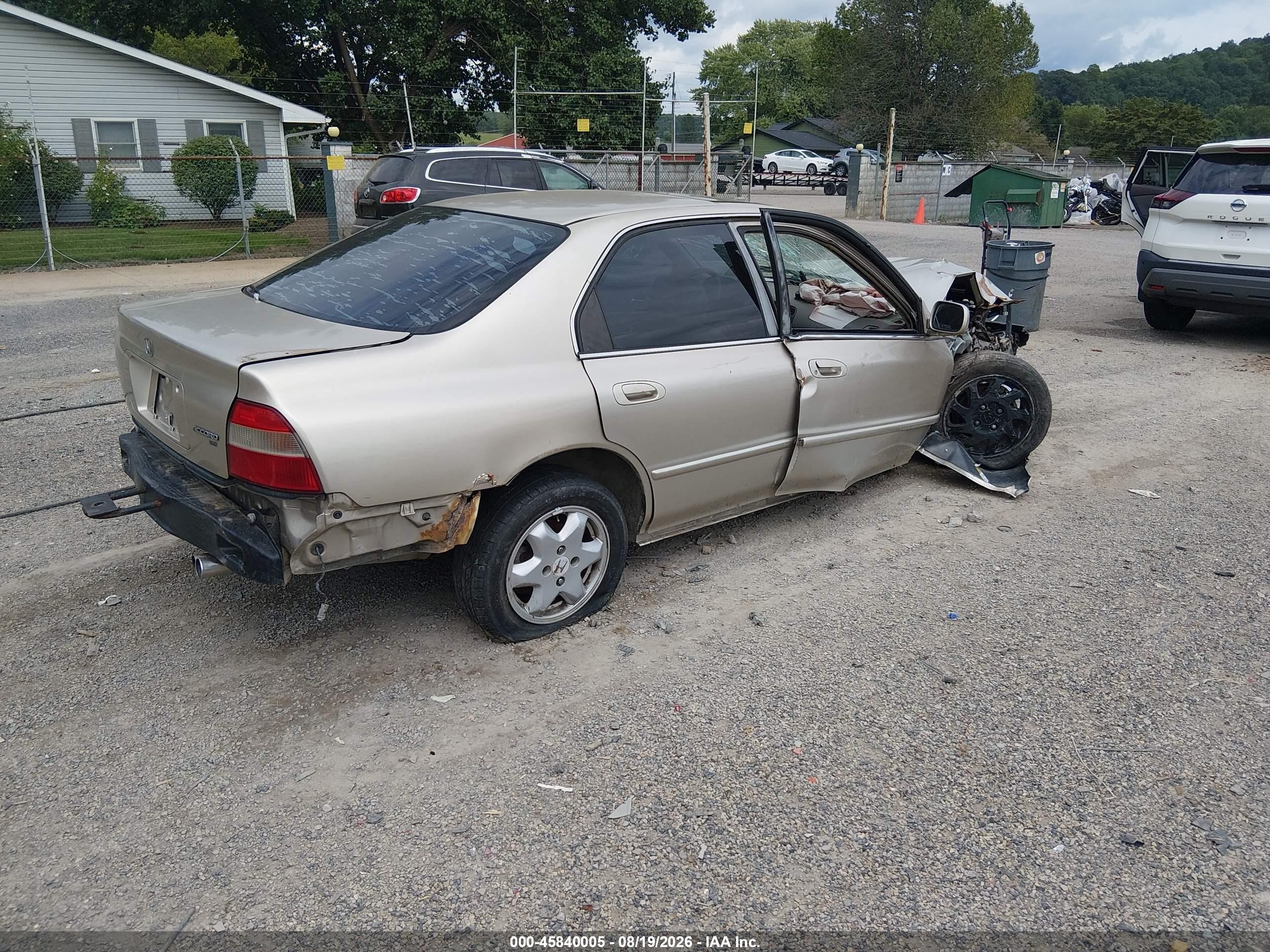 1995 Honda Accord Ex Tan vin: 1HGCD5666SA060454