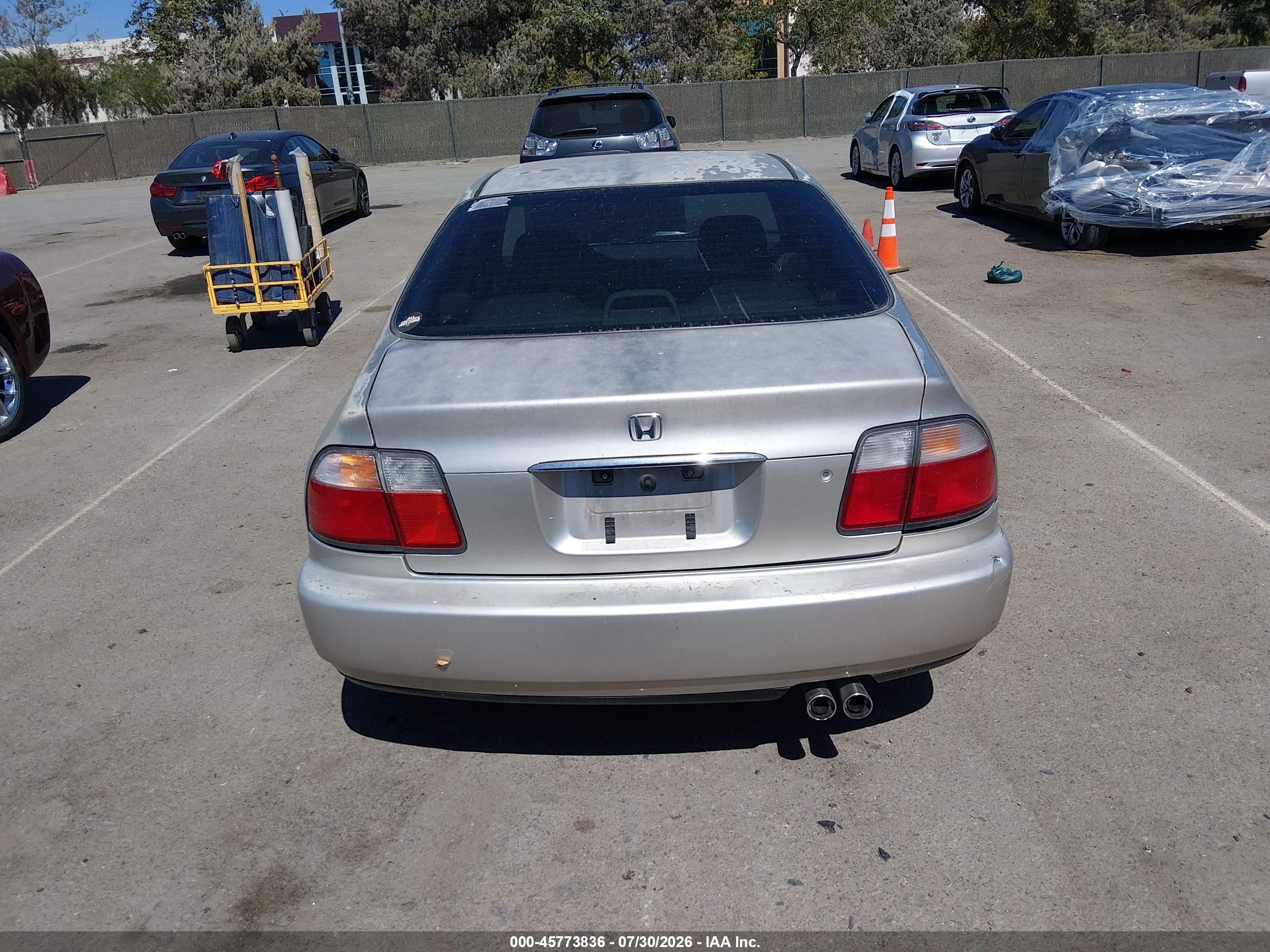 1996 Honda Accord Ex Silver vin: 1HGCD566XTA118230