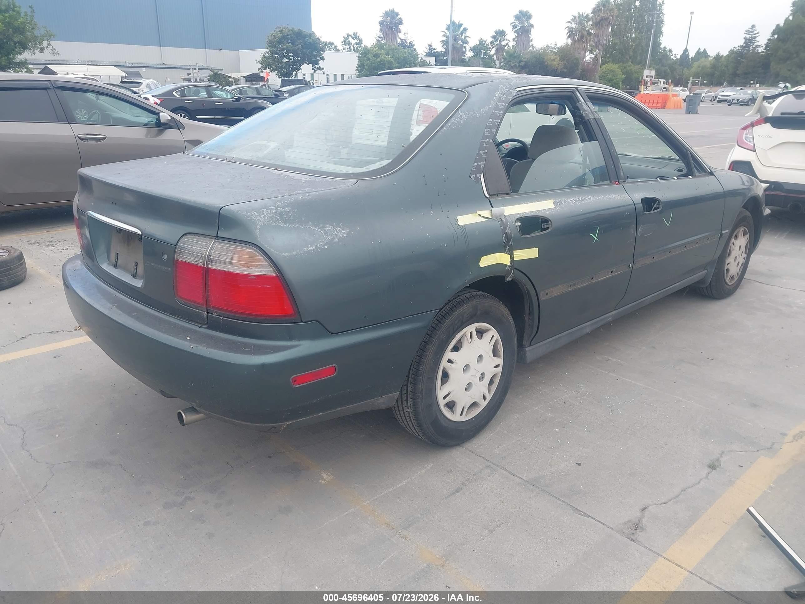 1996 Honda Accord Value Green vin: 1HGCD5692TA273607