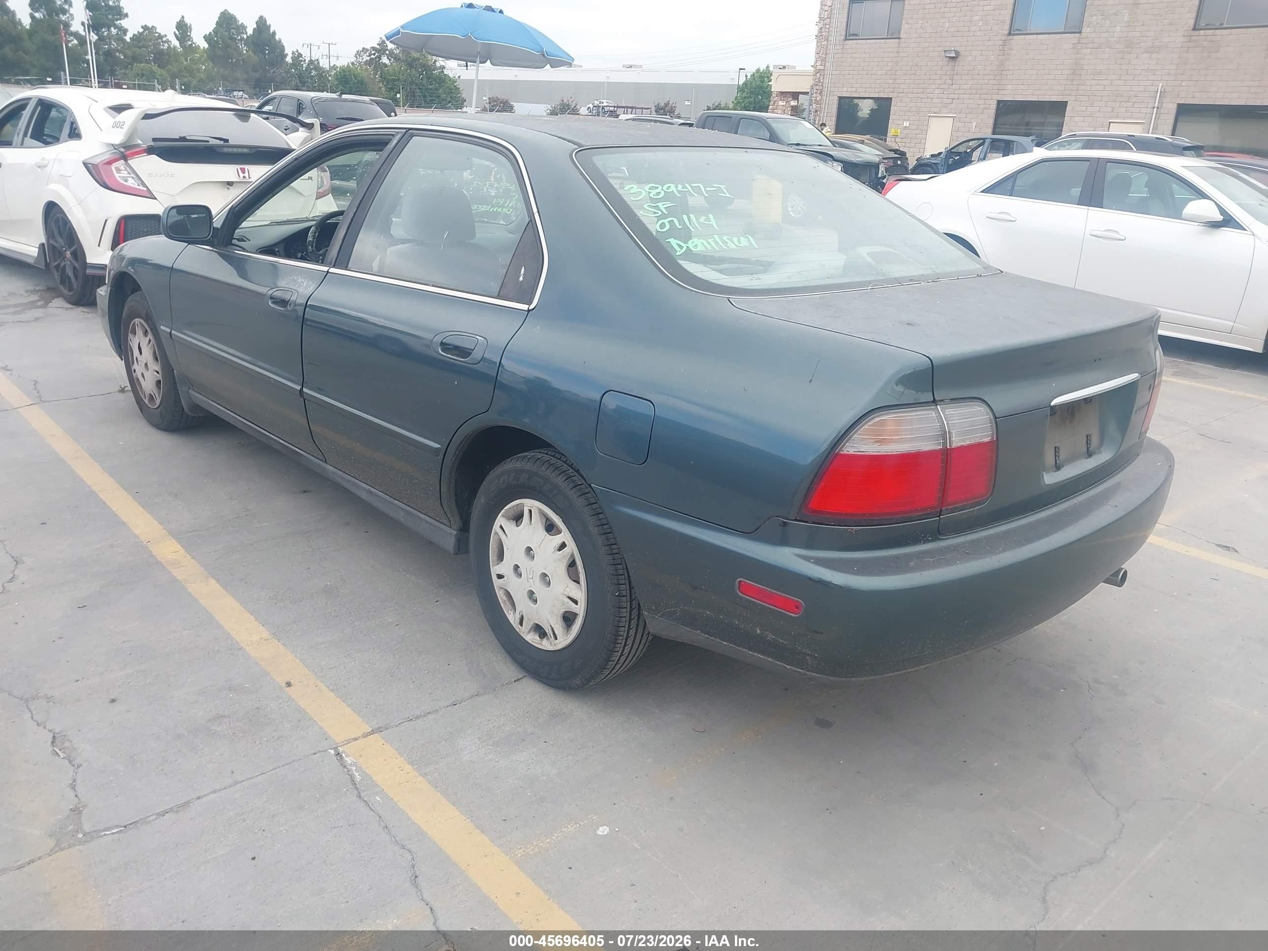1996 Honda Accord Value Green vin: 1HGCD5692TA273607