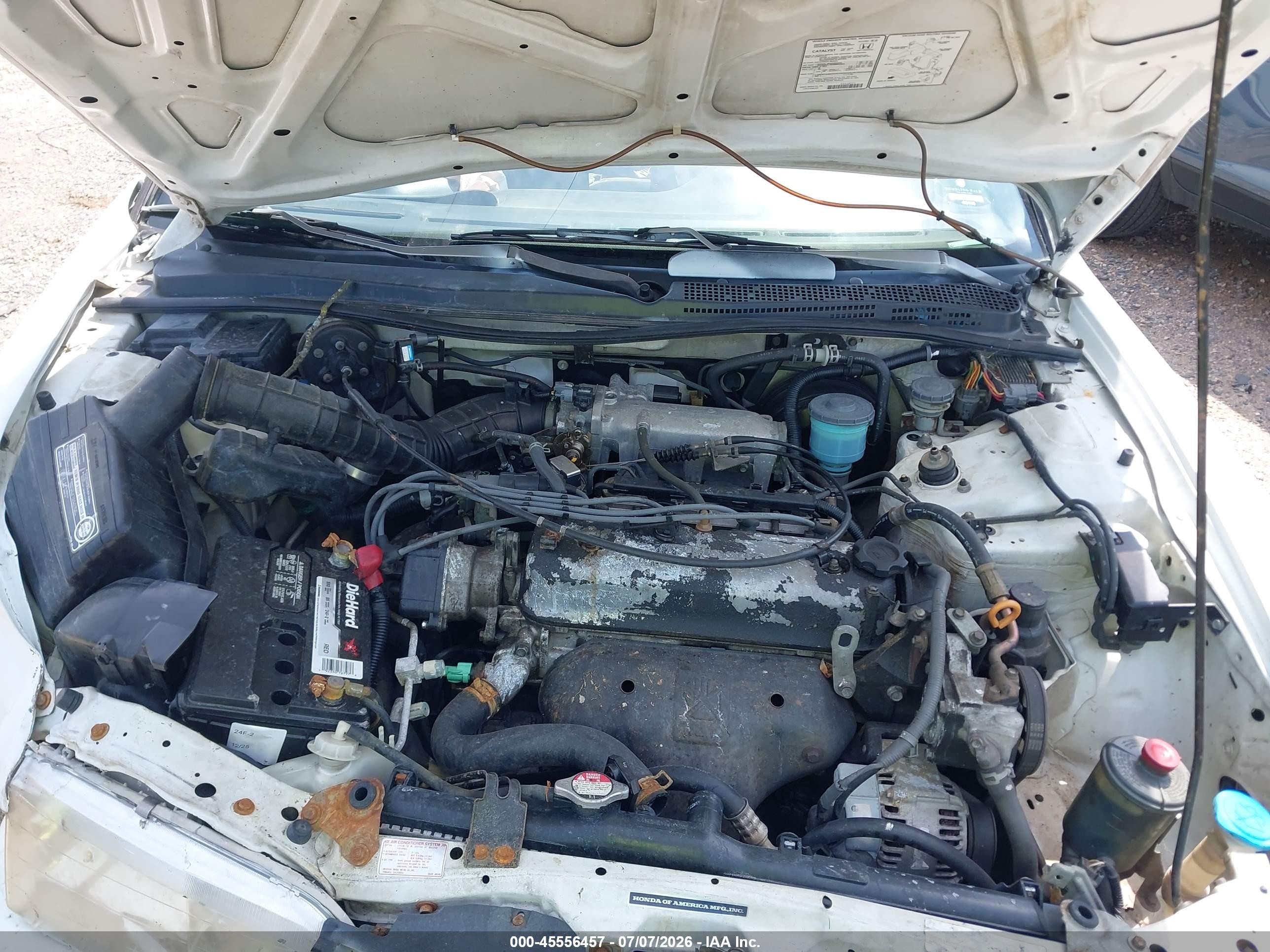 1994 Honda Accord Lx Белый vin: 1HGCD7132RA005714