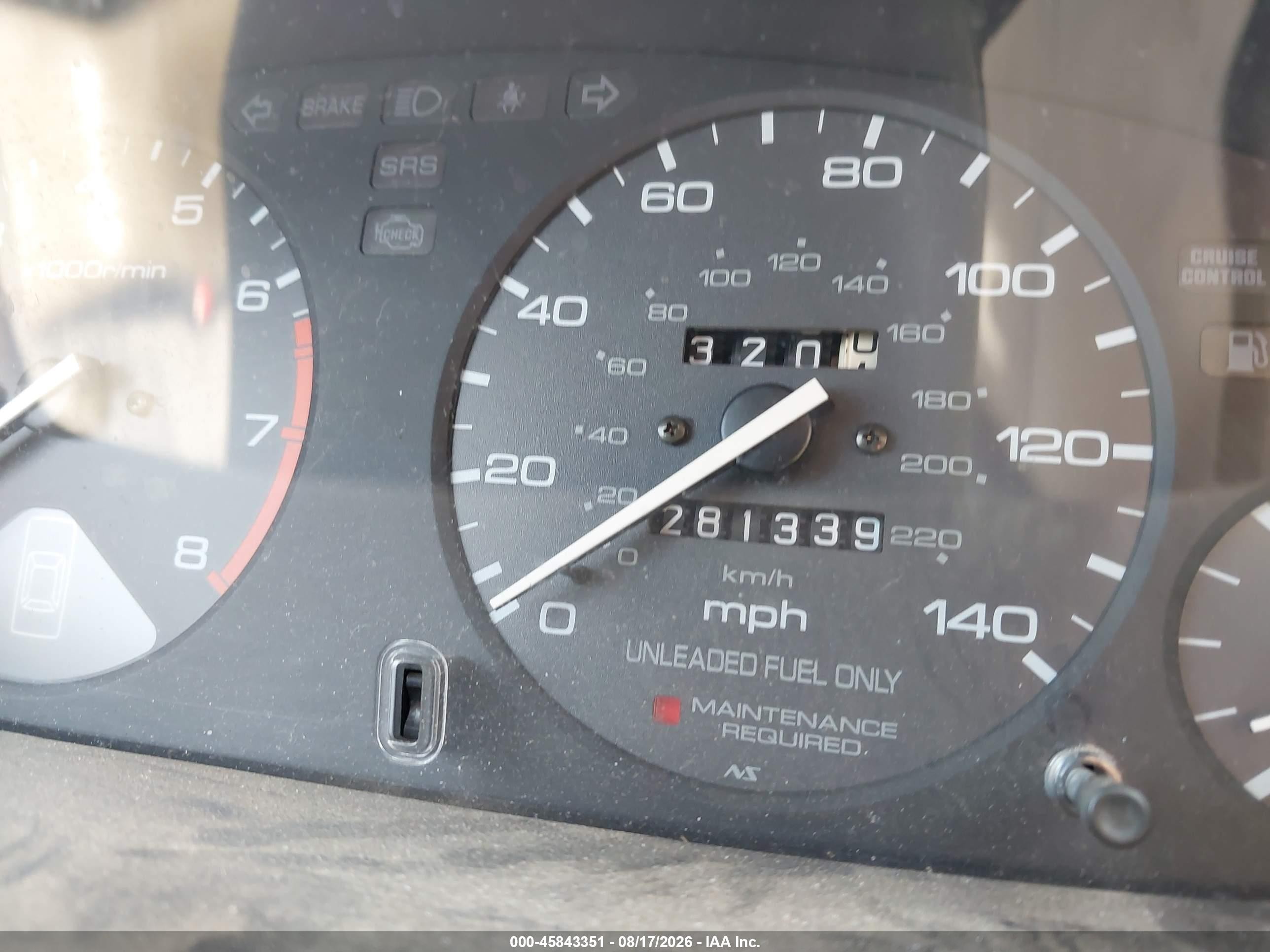 1996 Honda Accord Ex/ex-r Gray vin: 1HGCD7158TA019481