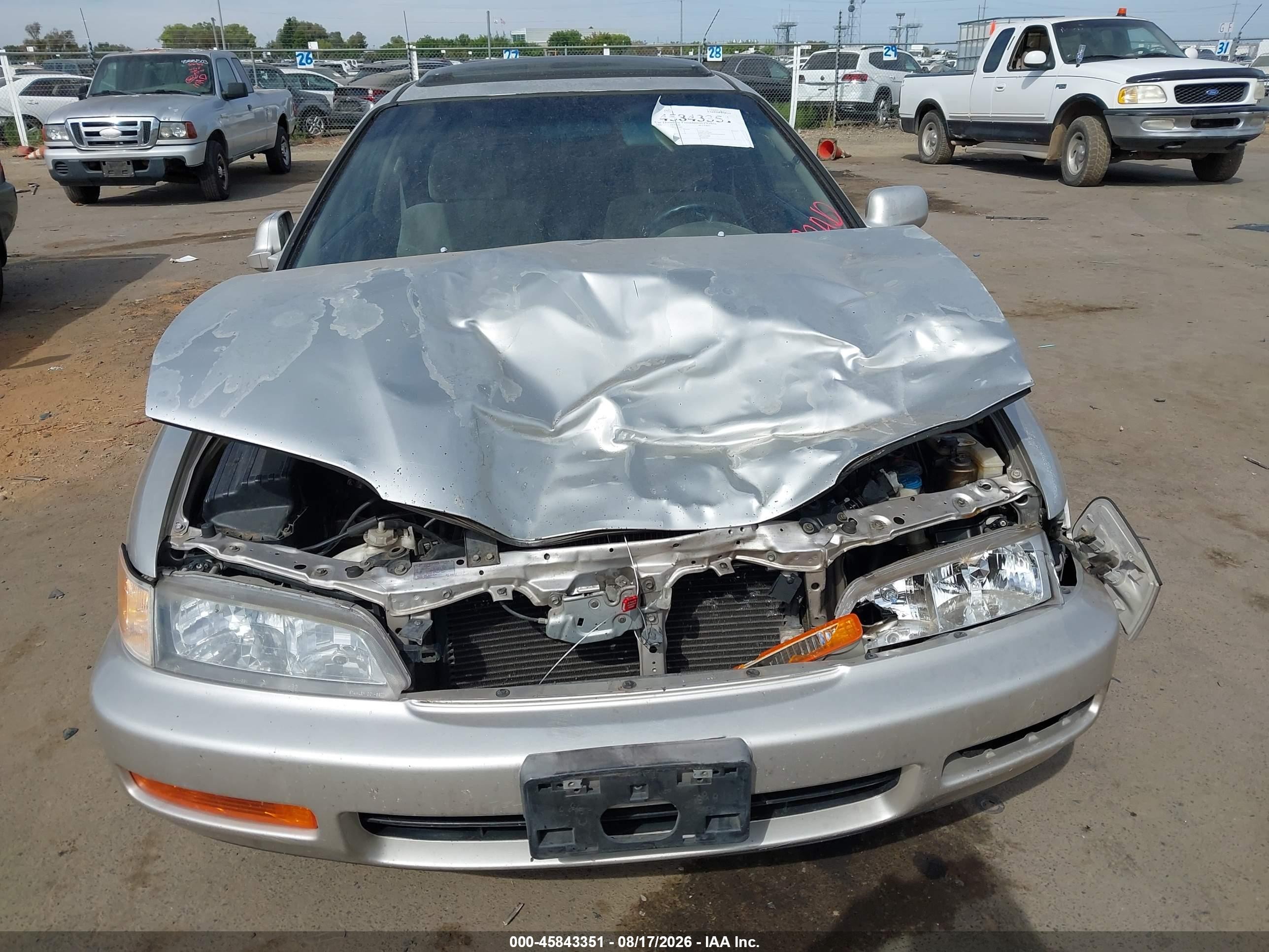 1996 Honda Accord Ex/ex-r Gray vin: 1HGCD7158TA019481