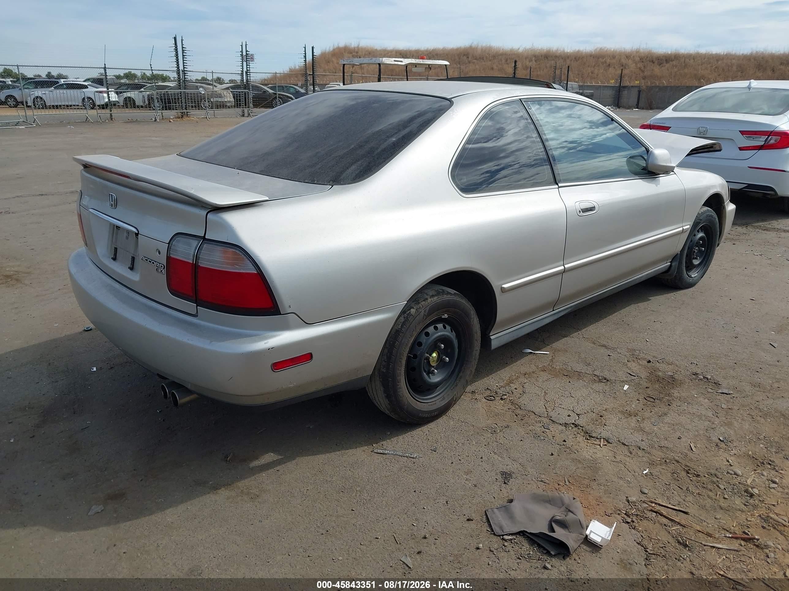 1996 Honda Accord Ex/ex-r Gray vin: 1HGCD7158TA019481