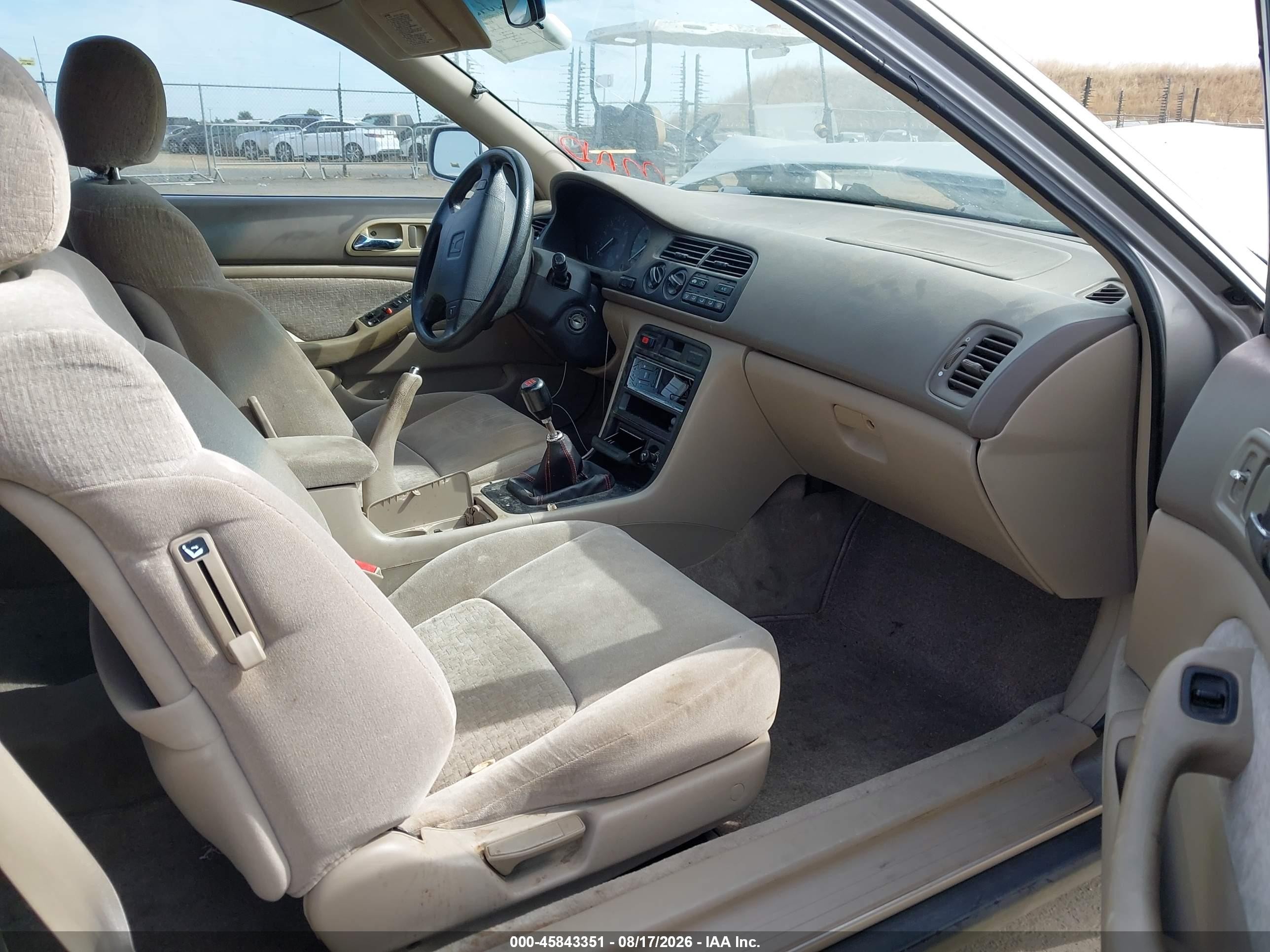 1996 Honda Accord Ex/ex-r Gray vin: 1HGCD7158TA019481