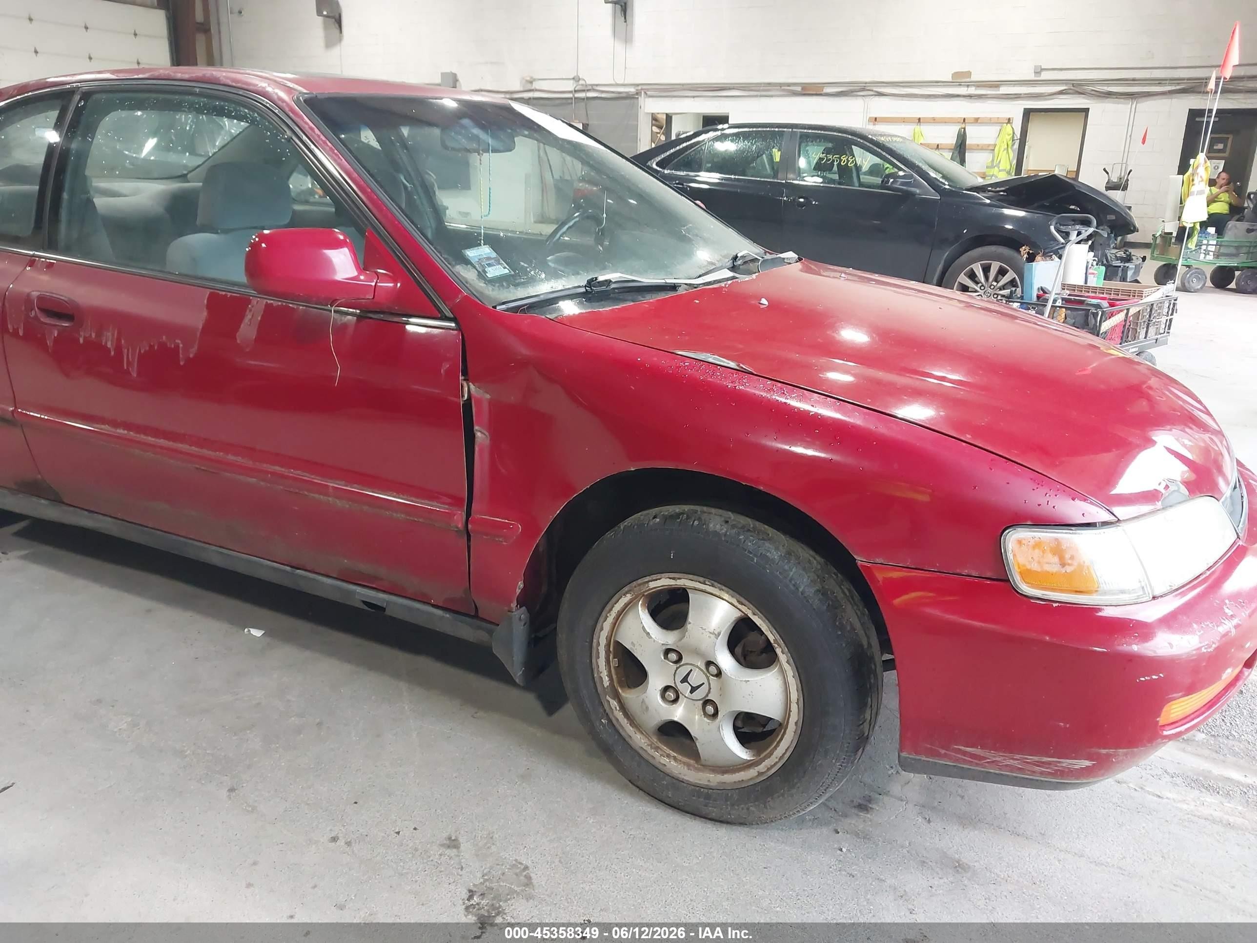 1997 Honda Accord Se Red vin: 1HGCD7203VA005610