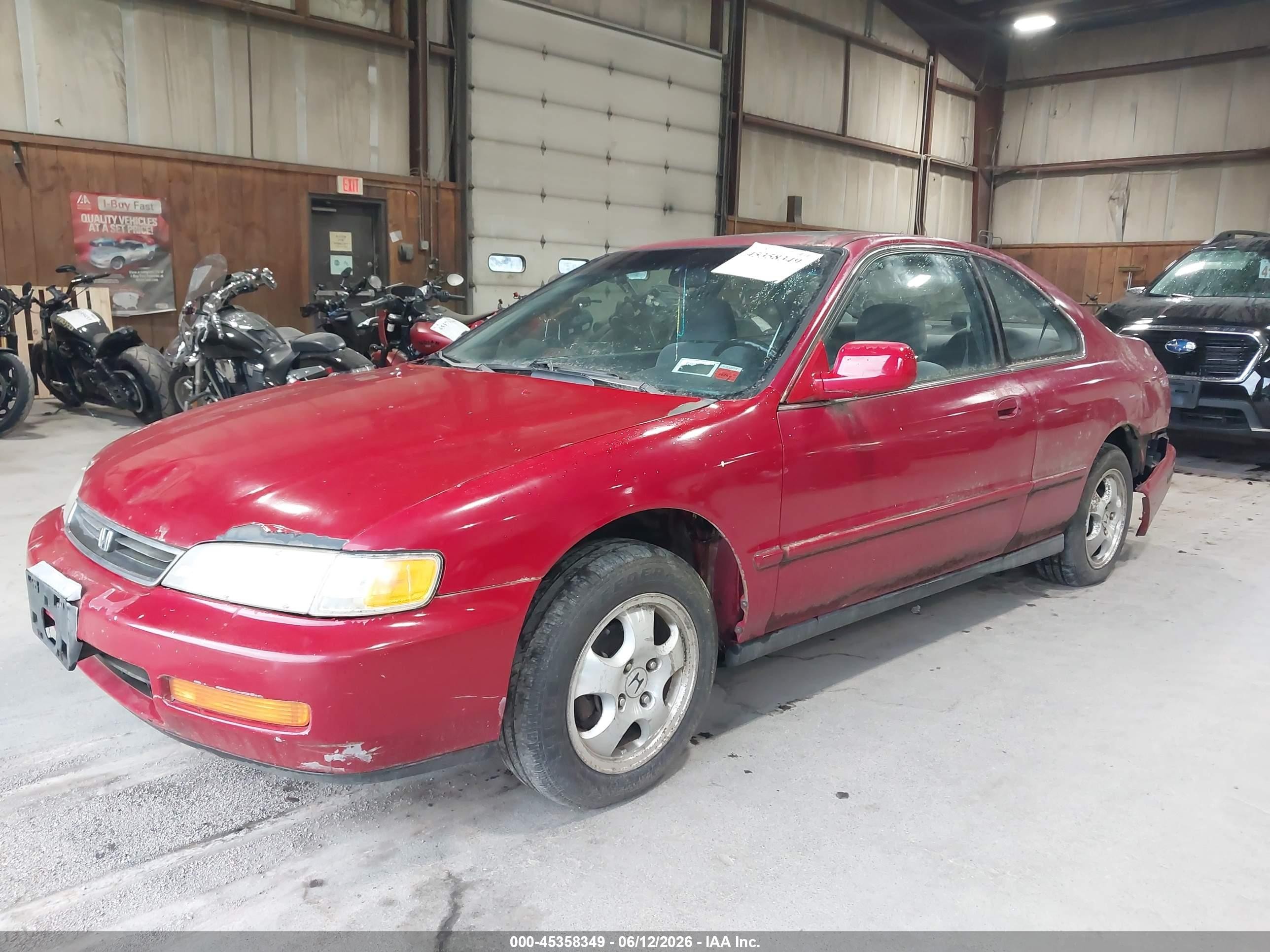 1997 Honda Accord Se Red vin: 1HGCD7203VA005610