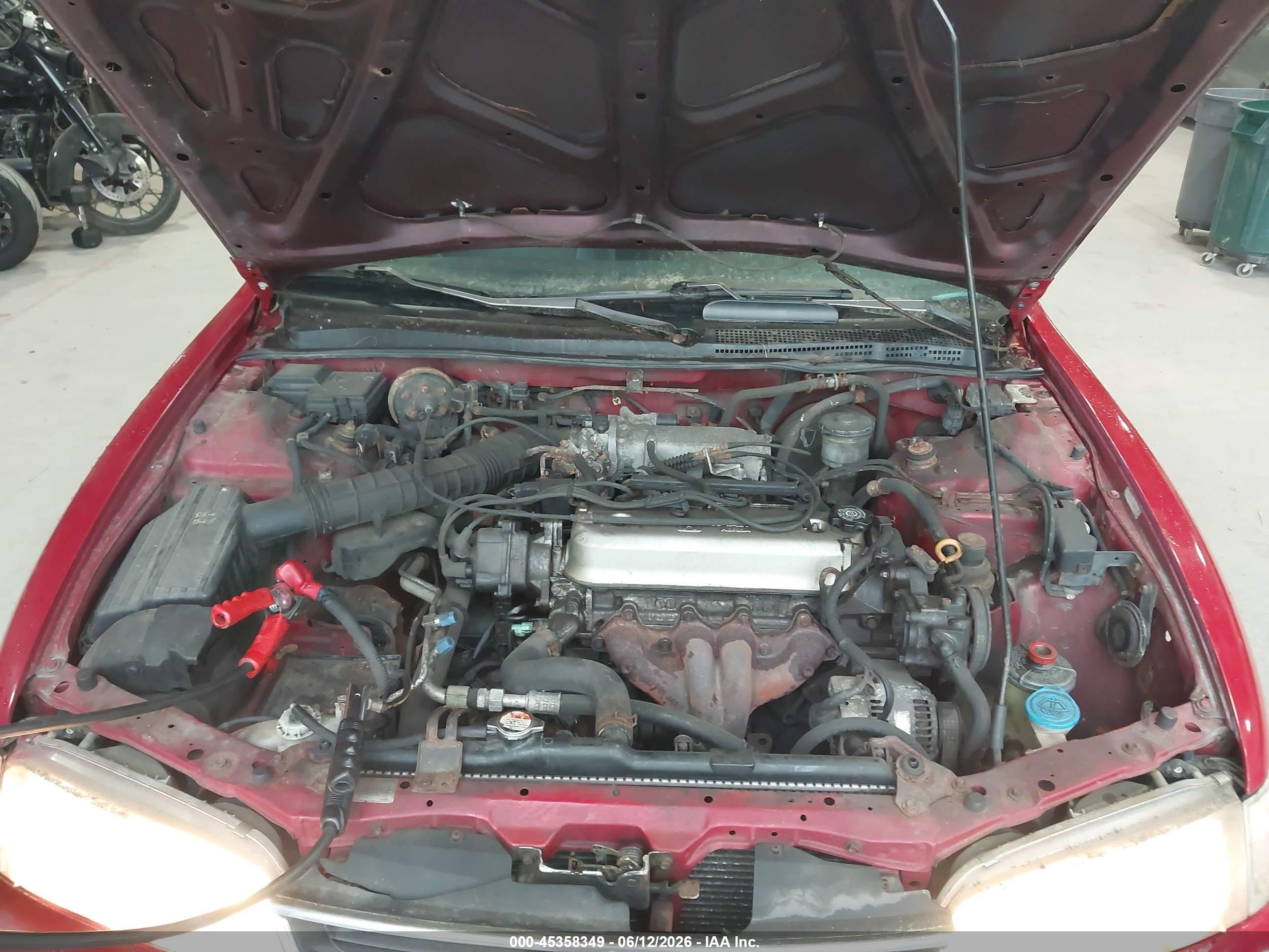 1997 Honda Accord Se Red vin: 1HGCD7203VA005610