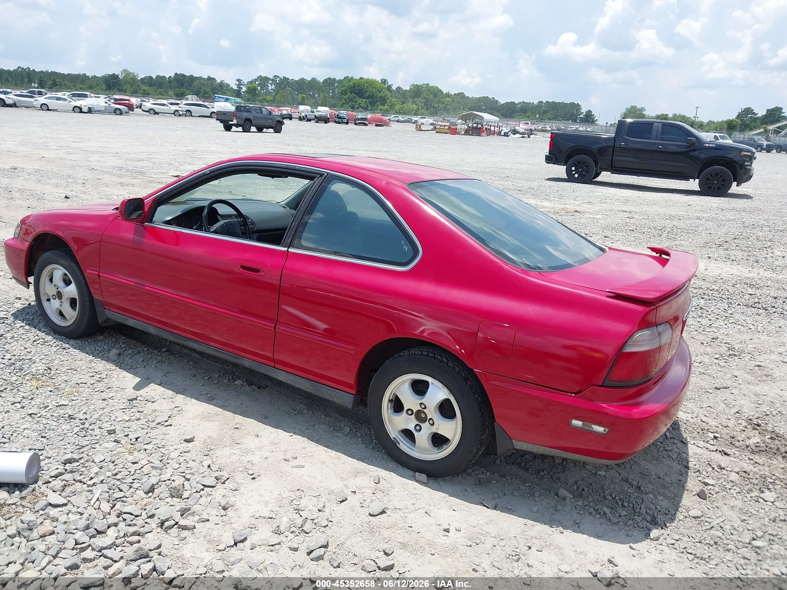 1997 Honda Accord Se Red vin: 1HGCD7205VA026457