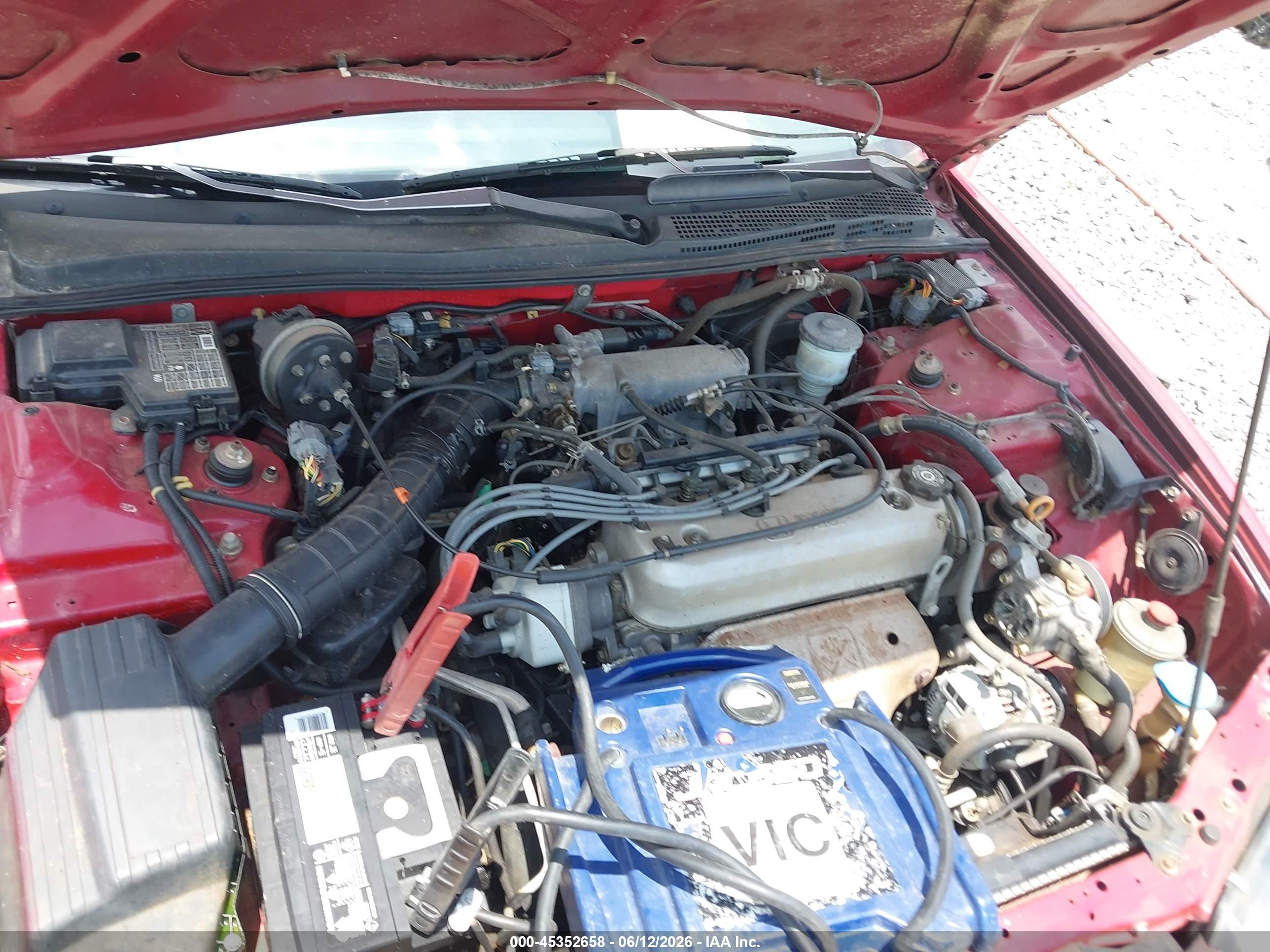 1997 Honda Accord Se Red vin: 1HGCD7205VA026457