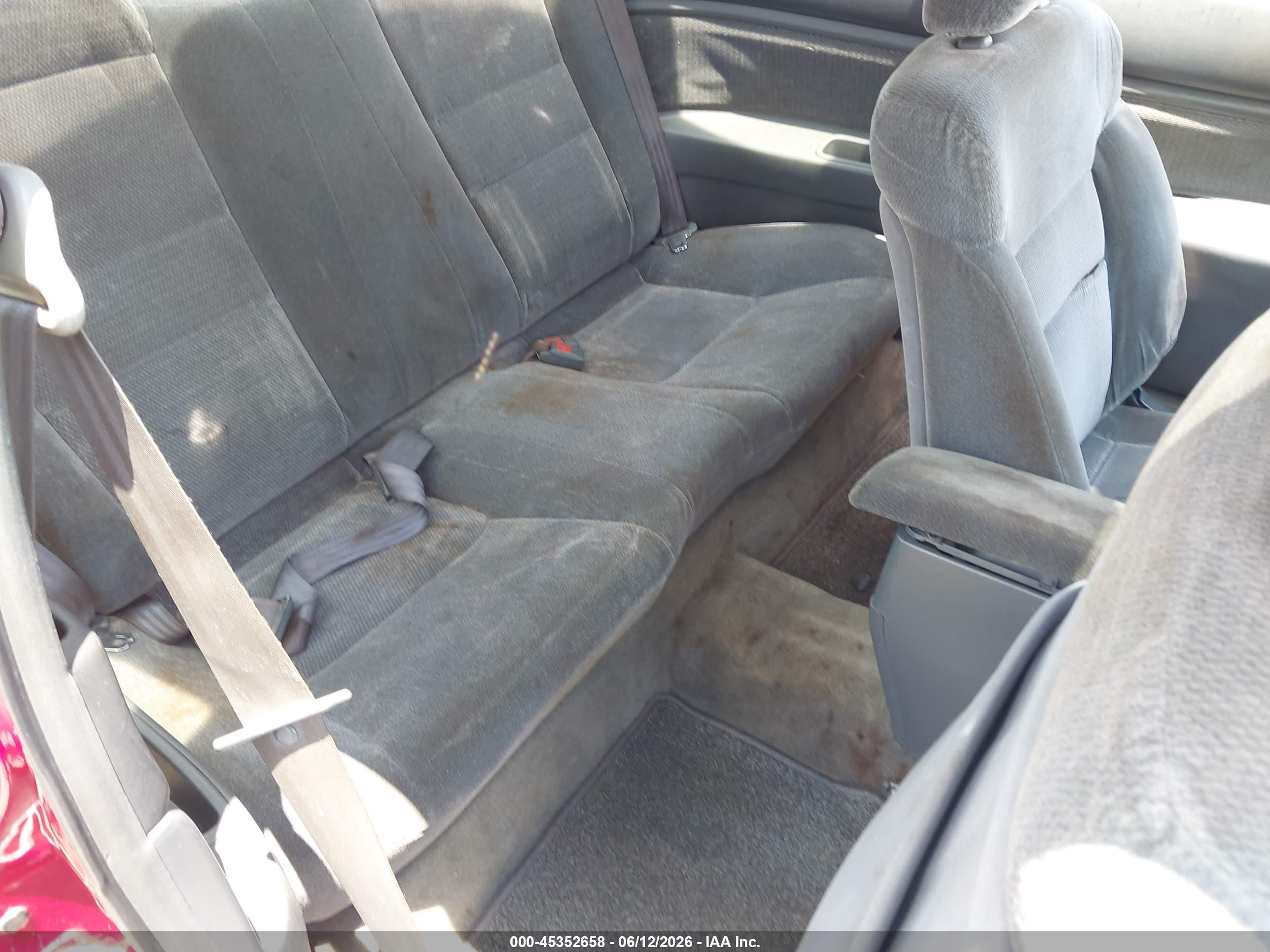 1997 Honda Accord Se Red vin: 1HGCD7205VA026457