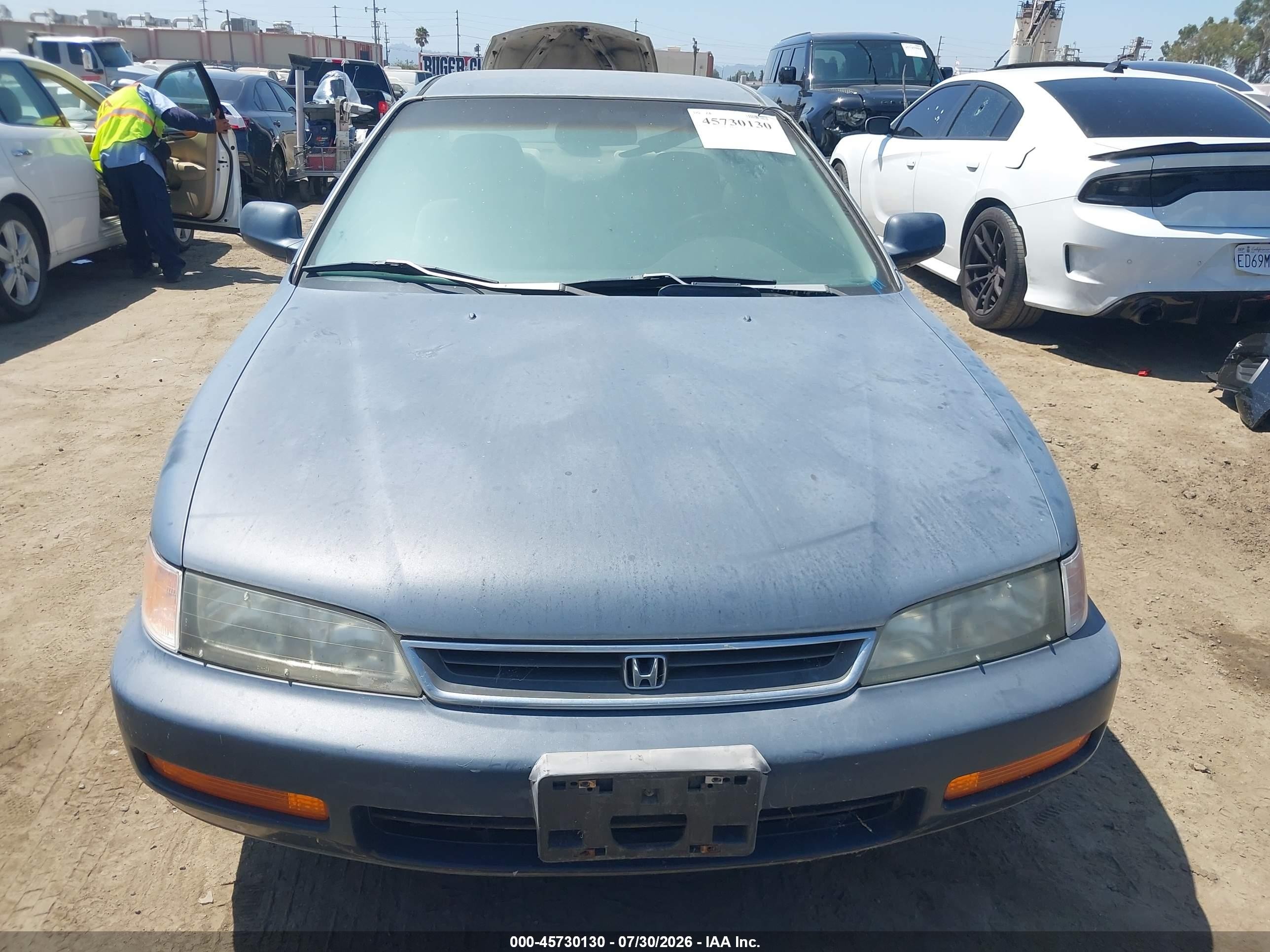 1997 Honda Accord Lx Gray vin: 1HGCD7238VA030013