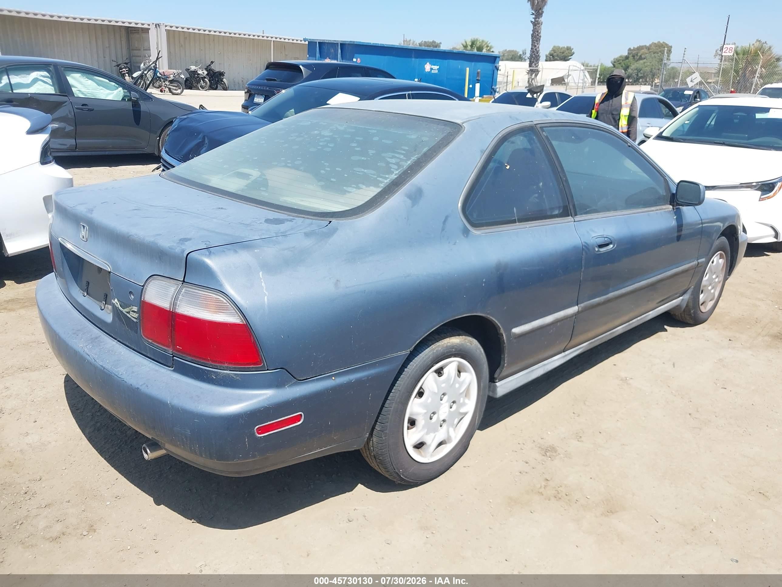 1997 Honda Accord Lx Gray vin: 1HGCD7238VA030013