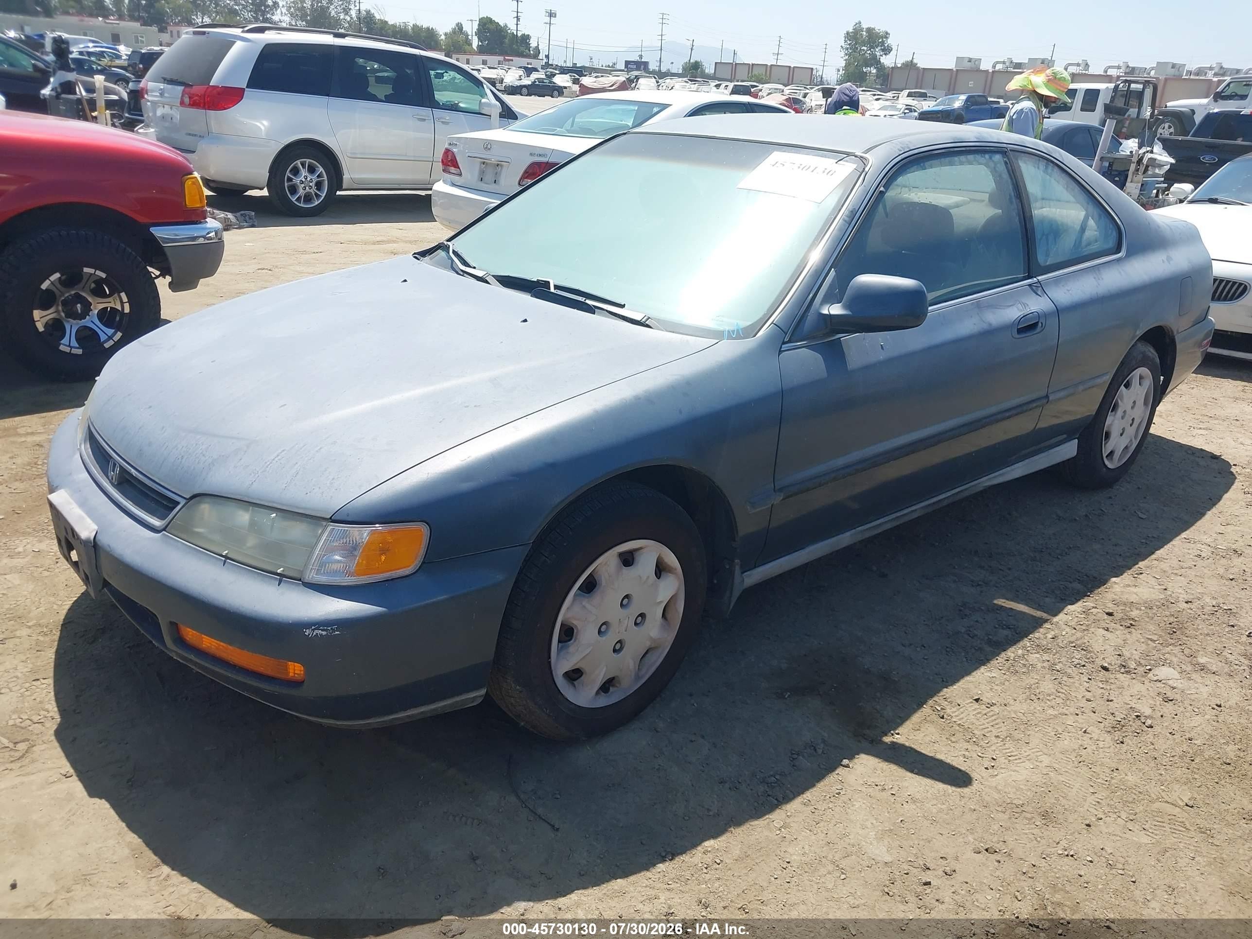 1997 Honda Accord Lx Gray vin: 1HGCD7238VA030013