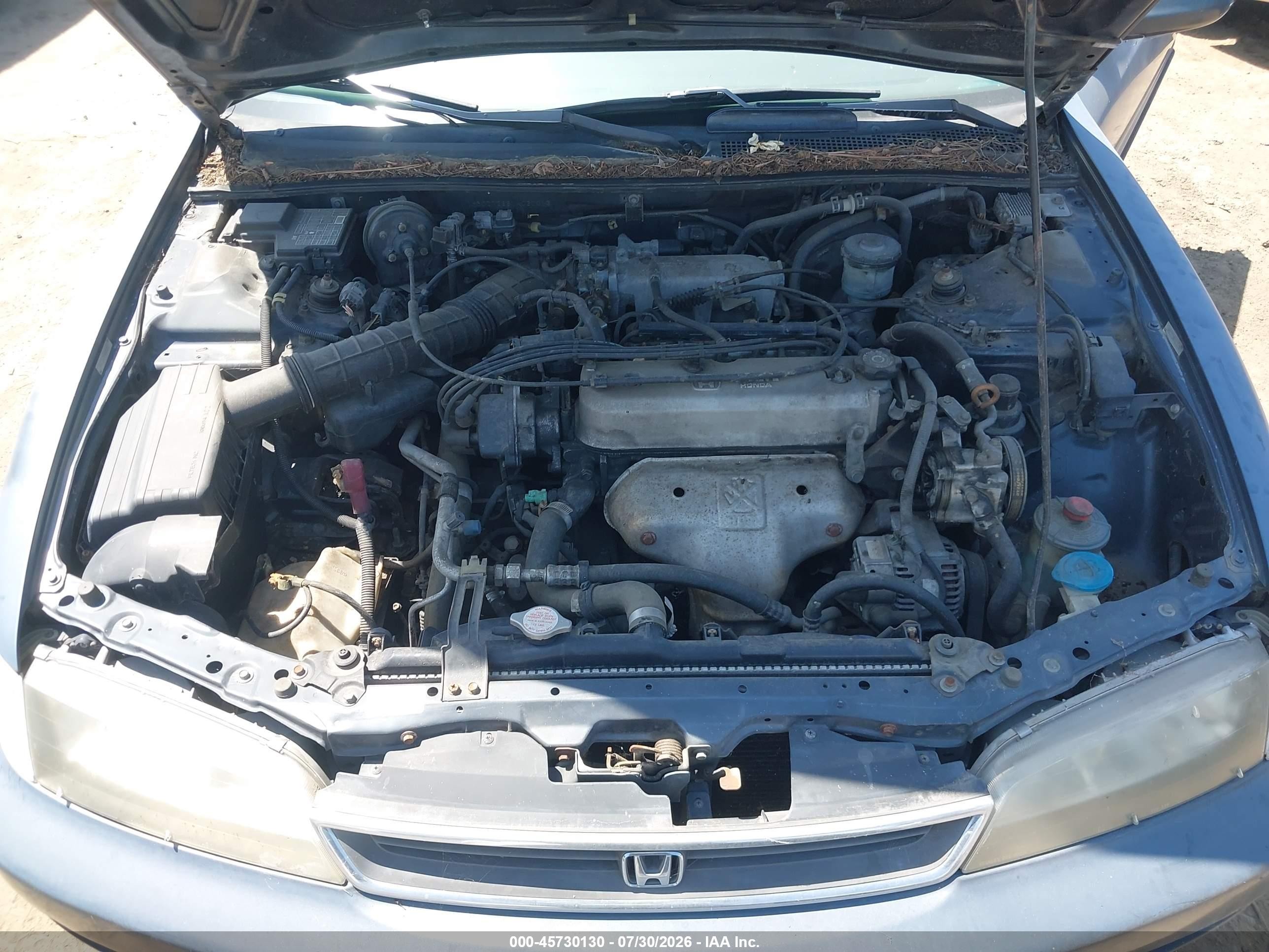 1997 Honda Accord Lx Gray vin: 1HGCD7238VA030013