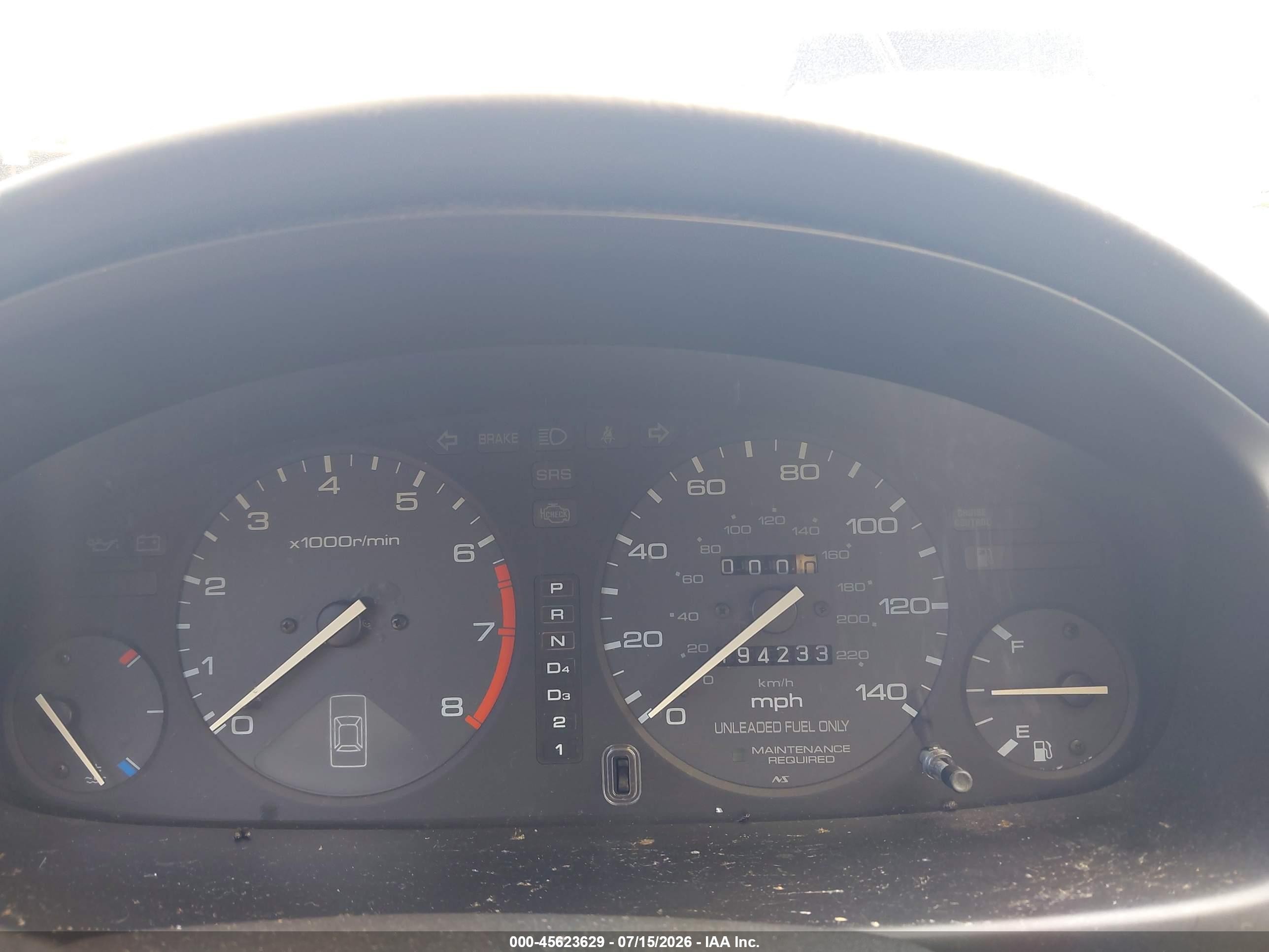 1996 Honda Accord Lx Red vin: 1HGCD7239TA026646