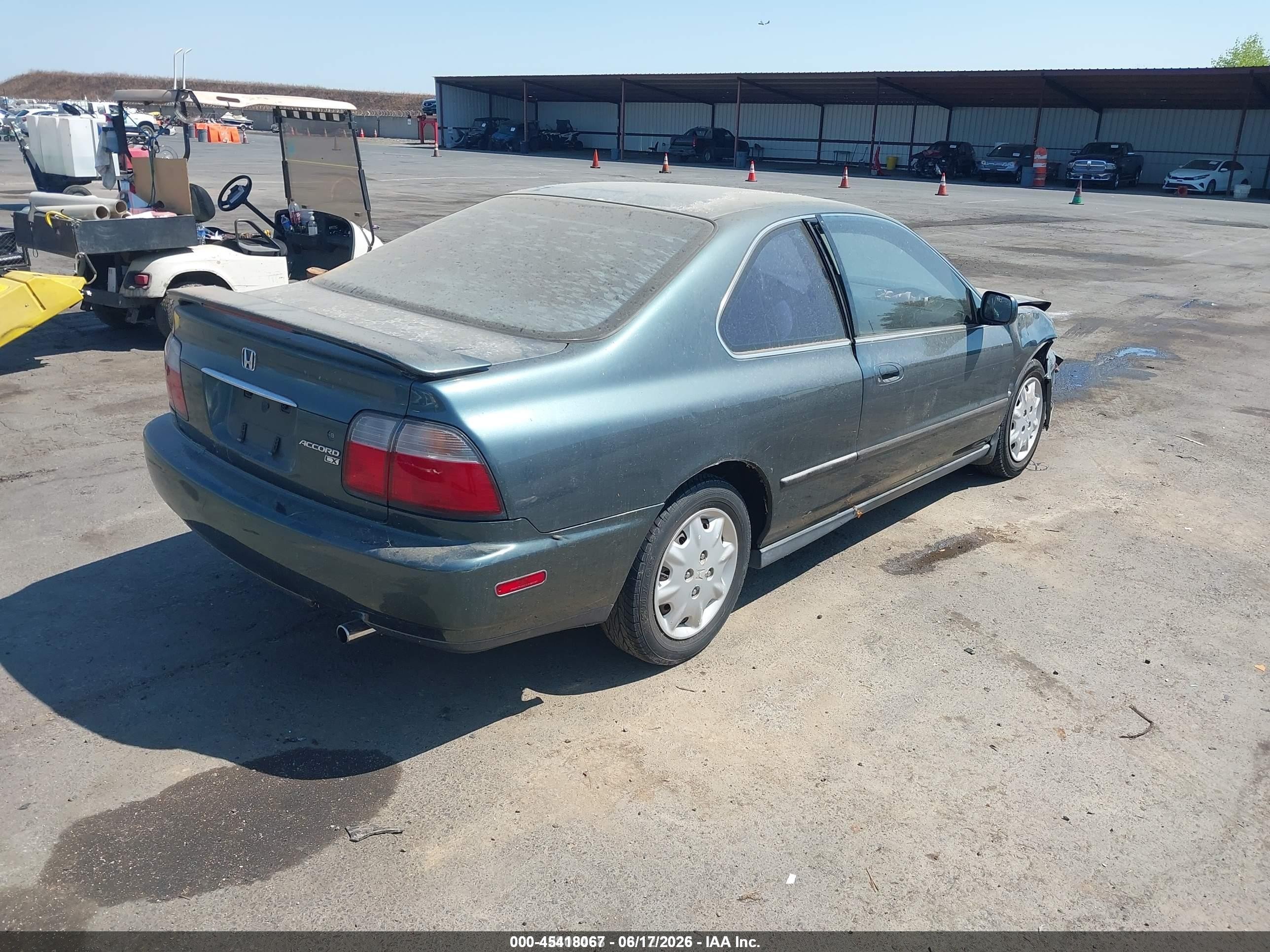 1996 Honda Accord Lx Green vin: 1HGCD7239TA028865