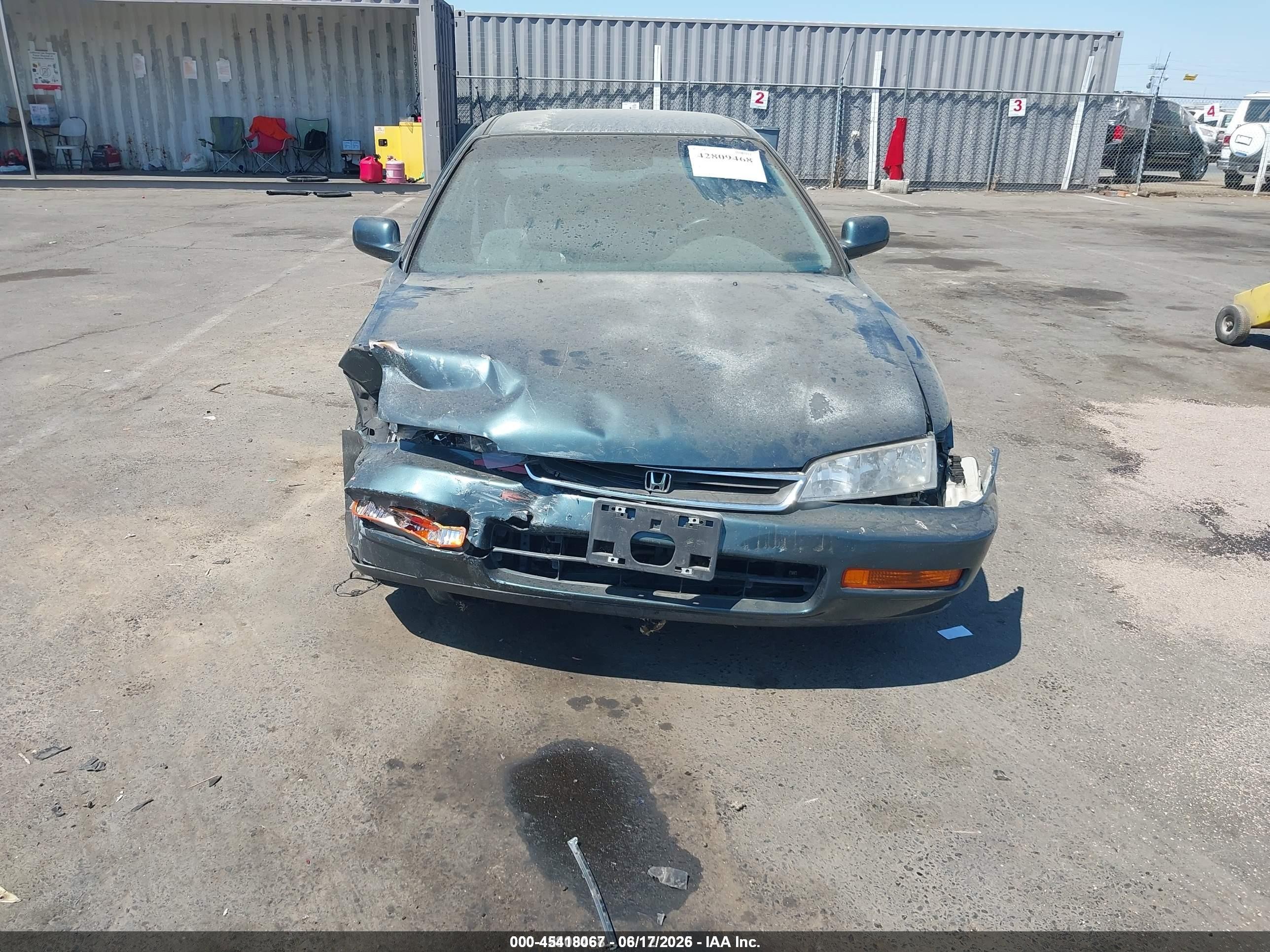 1996 Honda Accord Lx Green vin: 1HGCD7239TA028865