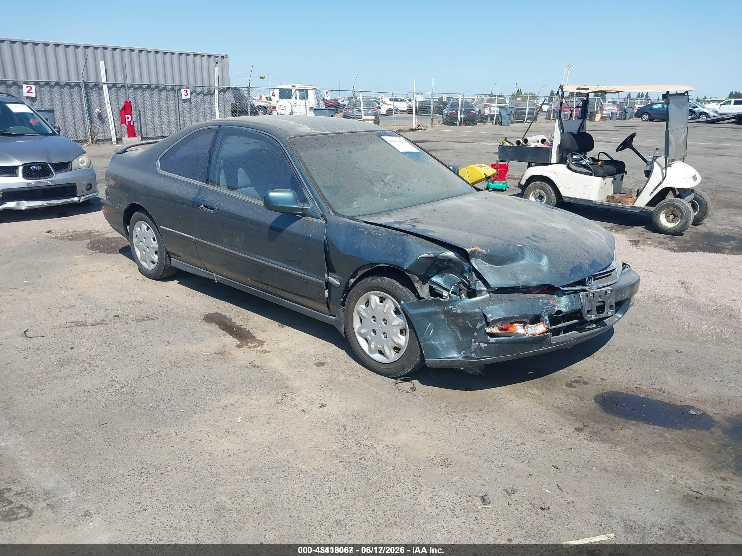 1996 Honda Accord Lx Green vin: 1HGCD7239TA028865