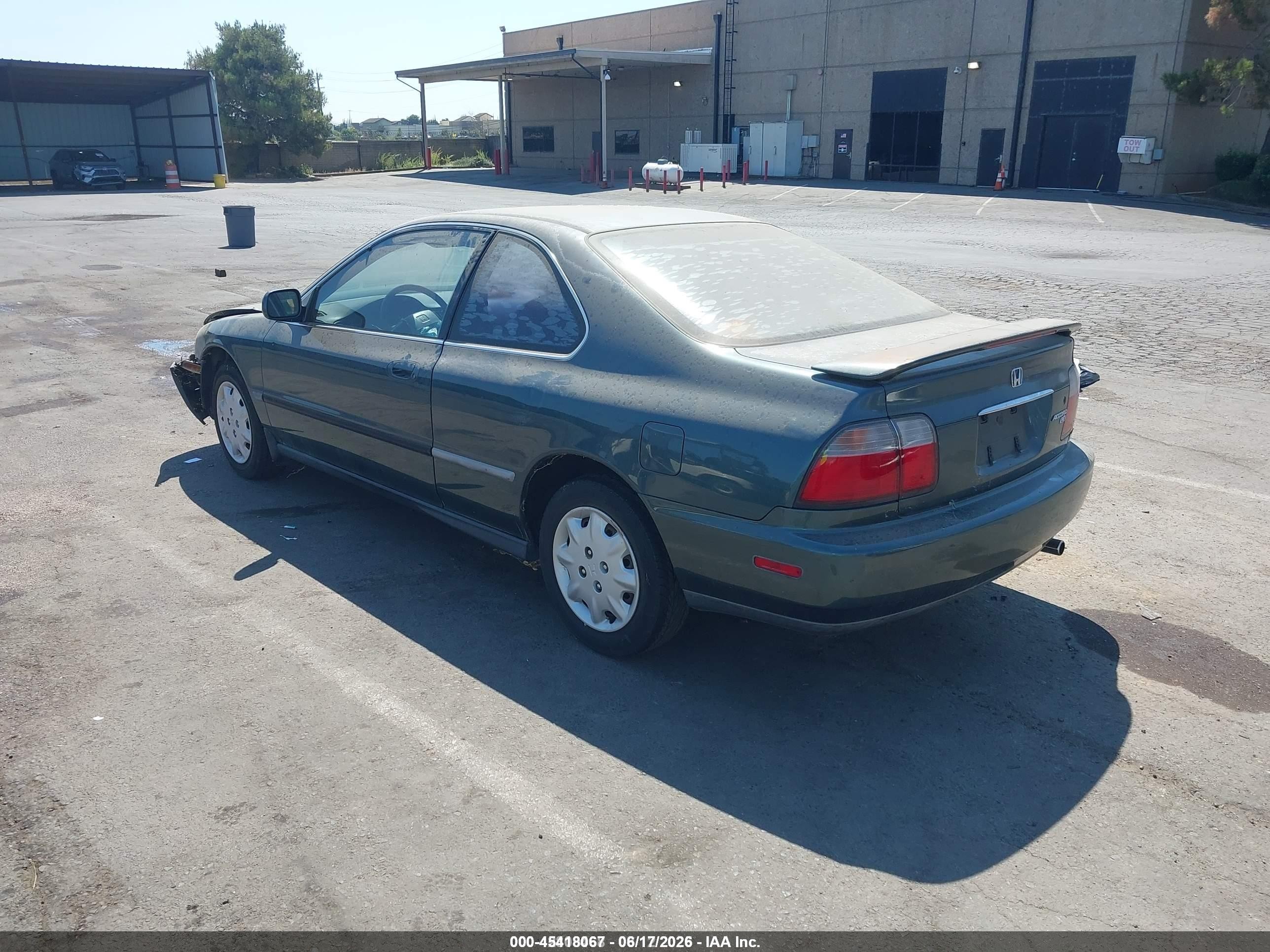 1996 Honda Accord Lx Green vin: 1HGCD7239TA028865