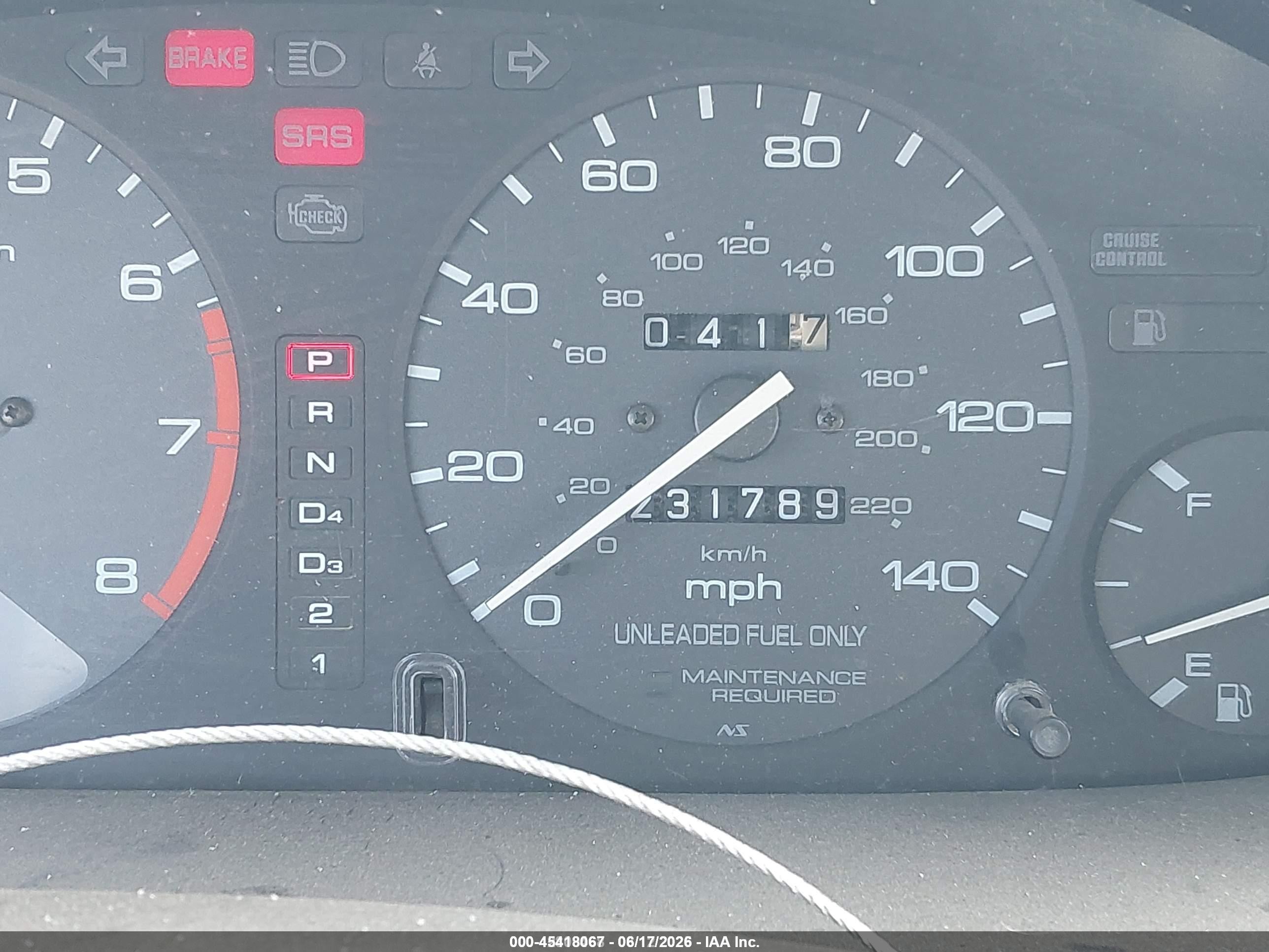1996 Honda Accord Lx Green vin: 1HGCD7239TA028865
