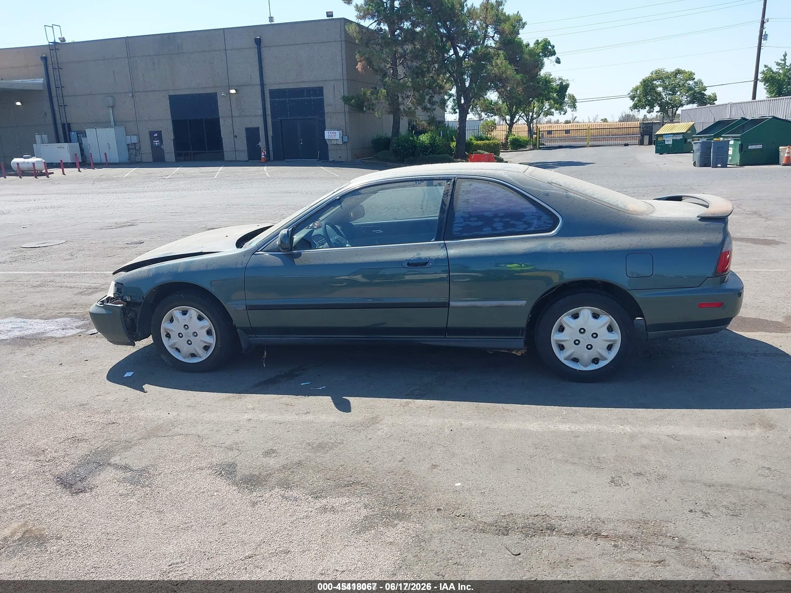 1996 Honda Accord Lx Green vin: 1HGCD7239TA028865