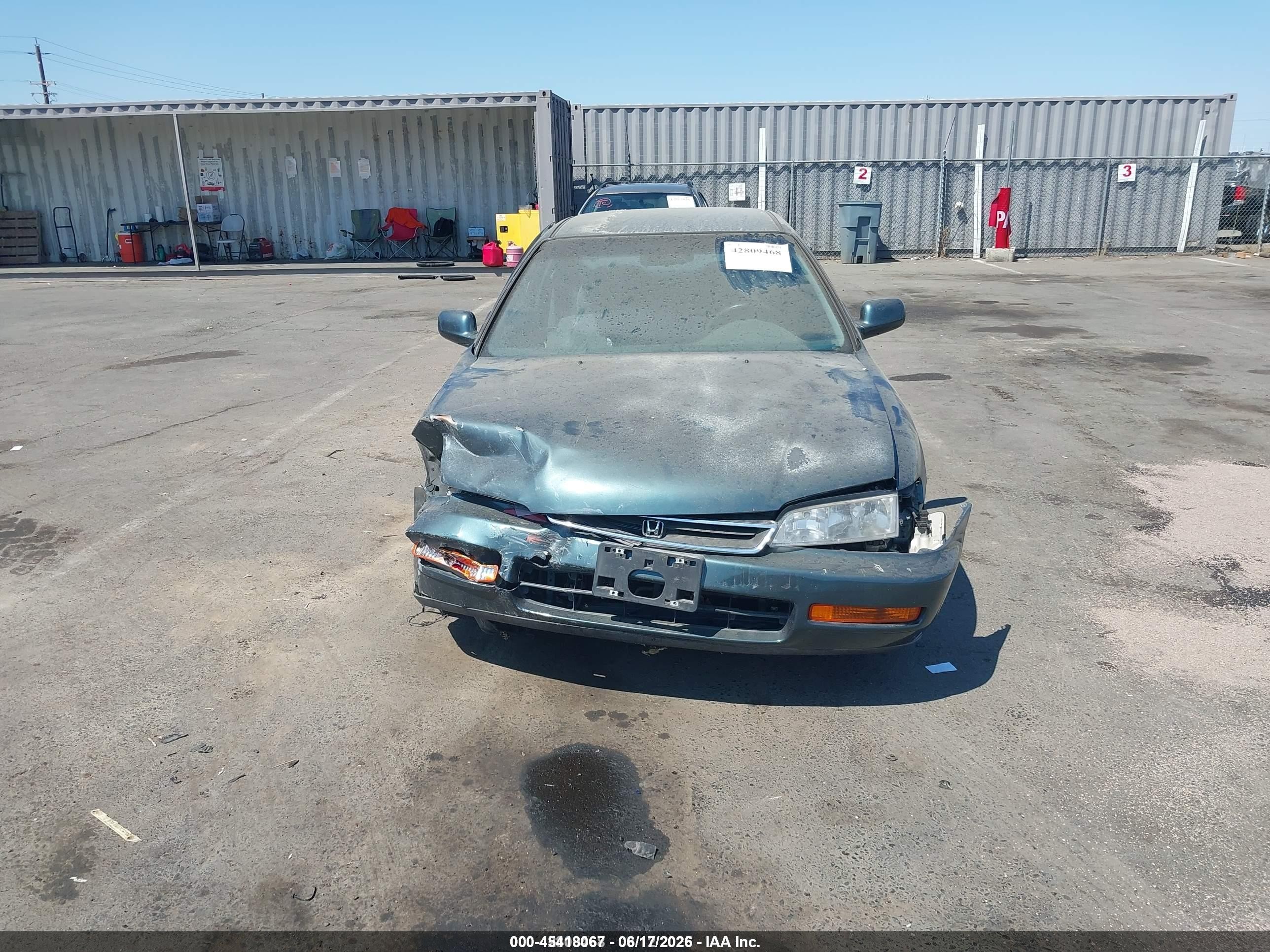 1996 Honda Accord Lx Green vin: 1HGCD7239TA028865