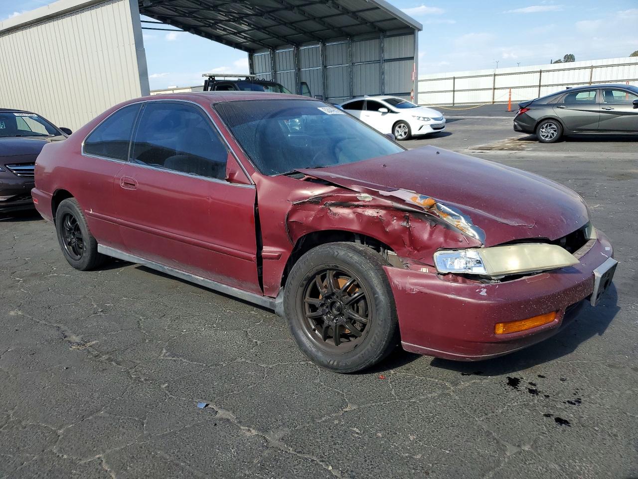 1996 Honda Accord Ex Red vin: 1HGCD7253TA020052