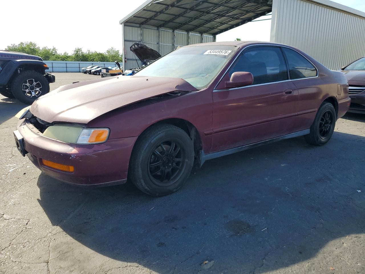 1996 Honda Accord Ex Red vin: 1HGCD7253TA020052