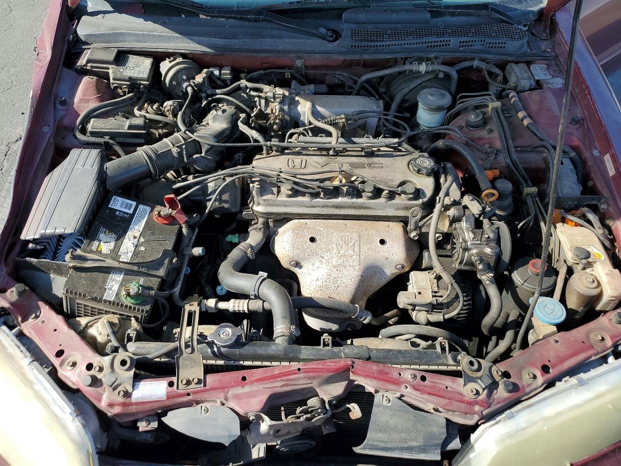 1996 Honda Accord Ex Red vin: 1HGCD7253TA020052