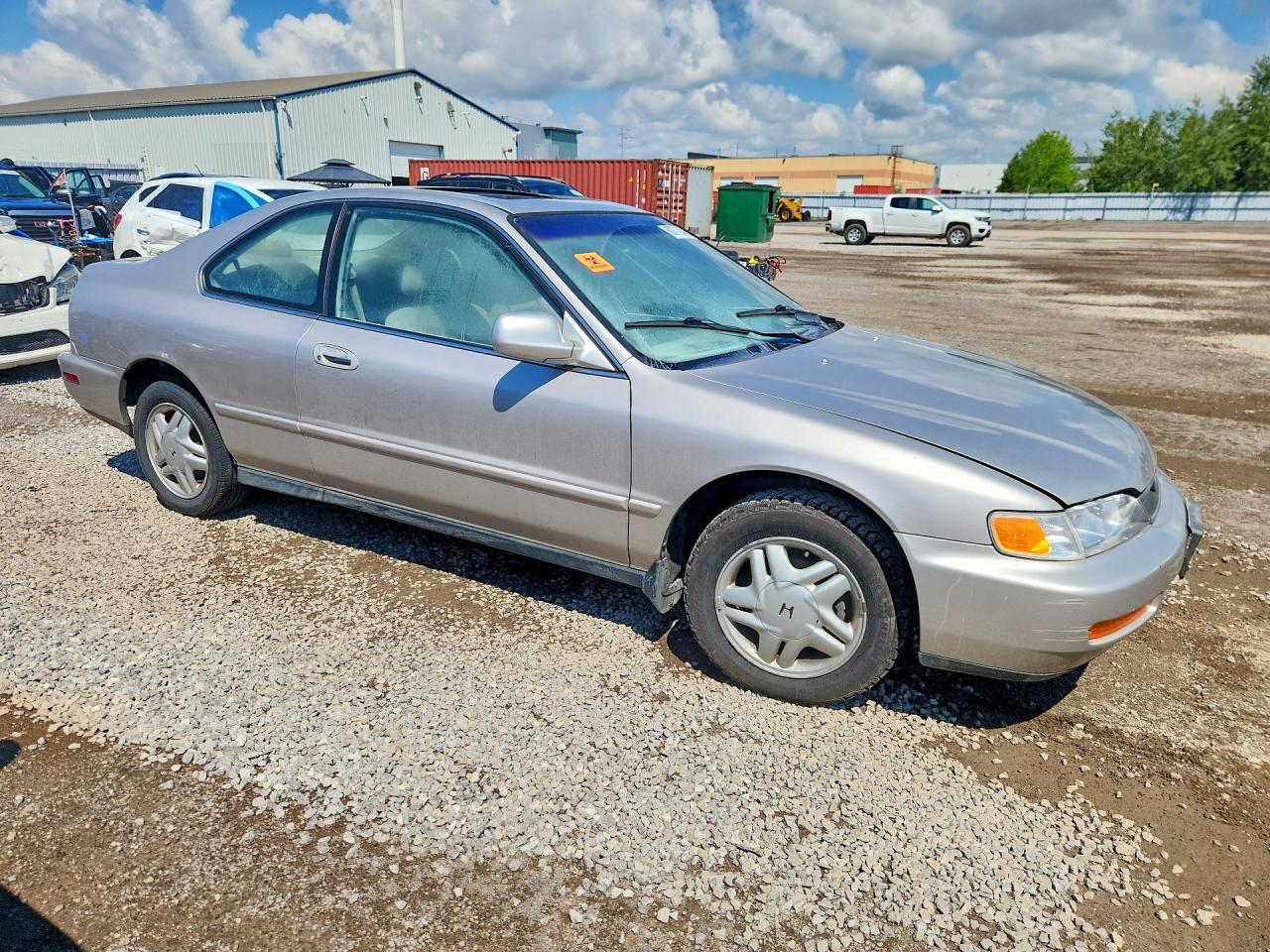 1996 Honda Accord Ex Silver vin: 1HGCD7255TA801140