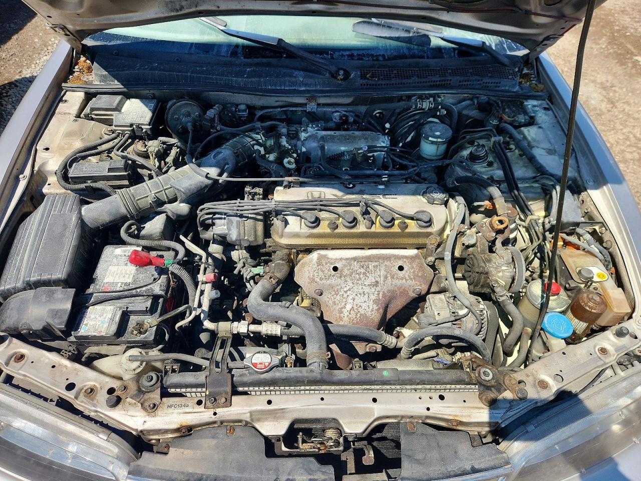 1996 Honda Accord Ex Silver vin: 1HGCD7255TA801140
