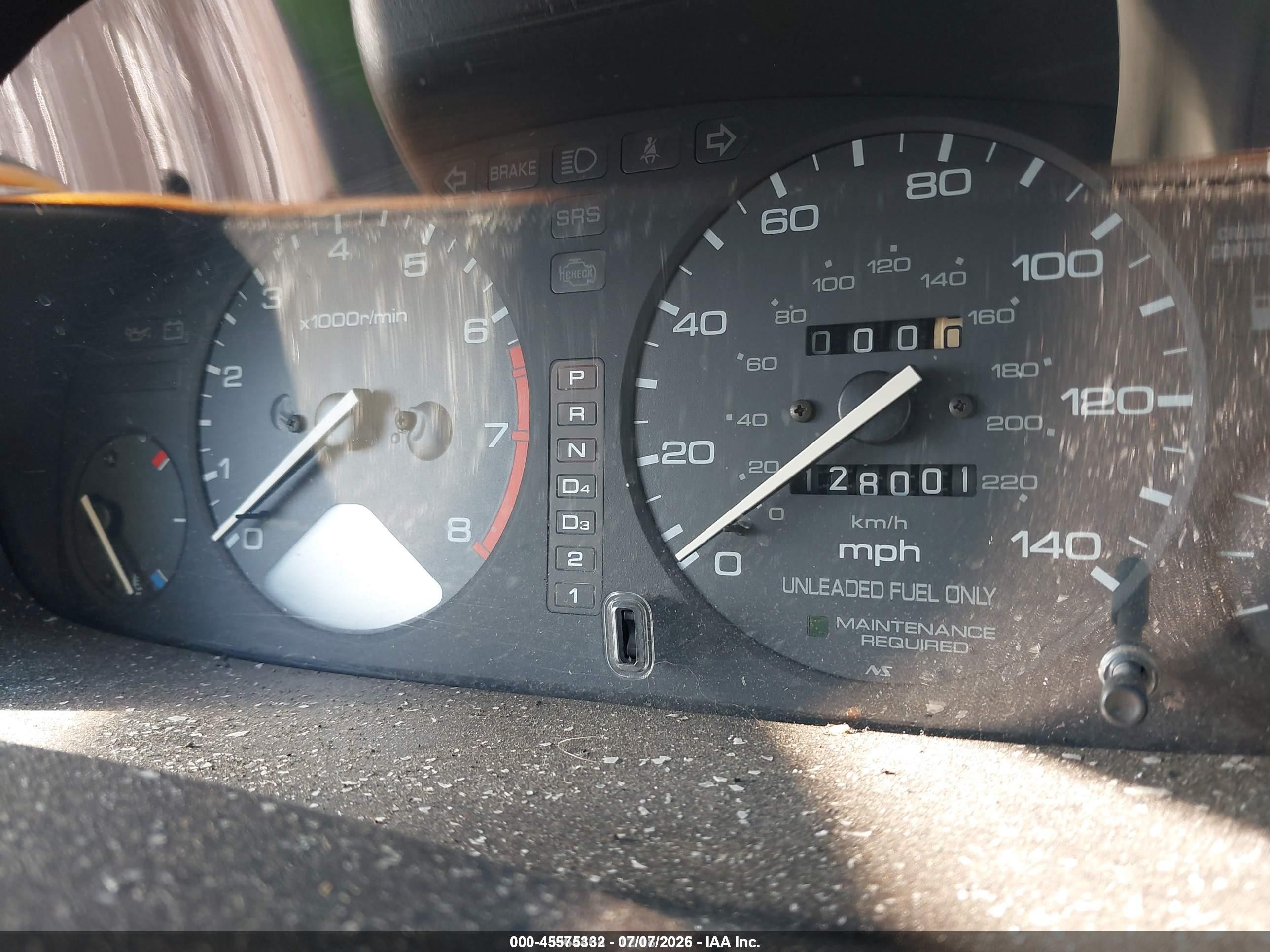 1996 Honda Accord Ex/ex-r Champagne vin: 1HGCD725XTA005225