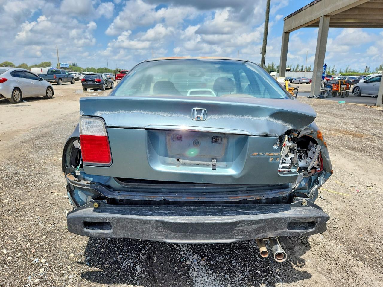 1997 Honda Accord Ex Gray vin: 1HGCD7261VA008168