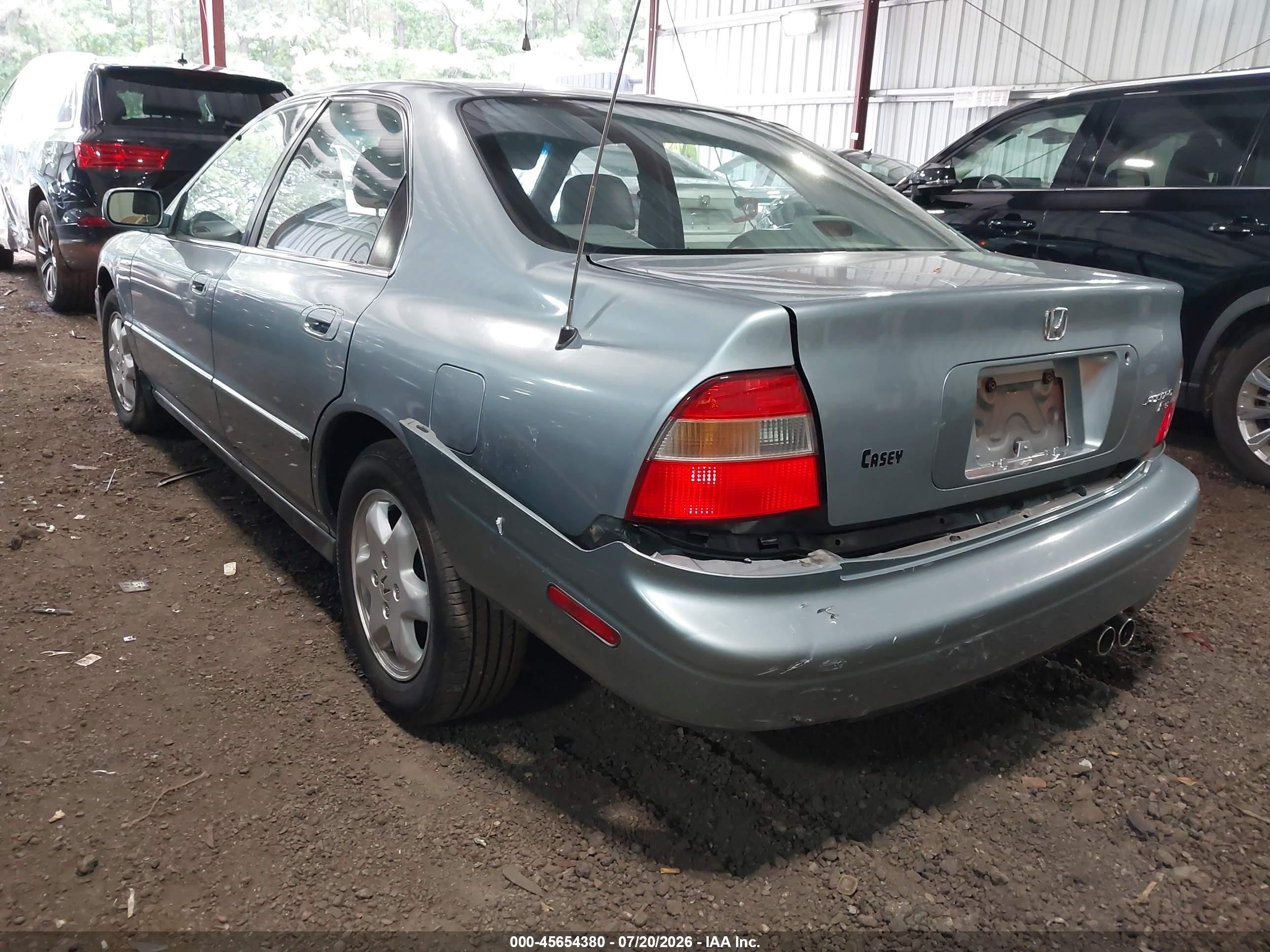 1995 Honda Accord Ex Light Blue vin: 1HGCE6662SA018141